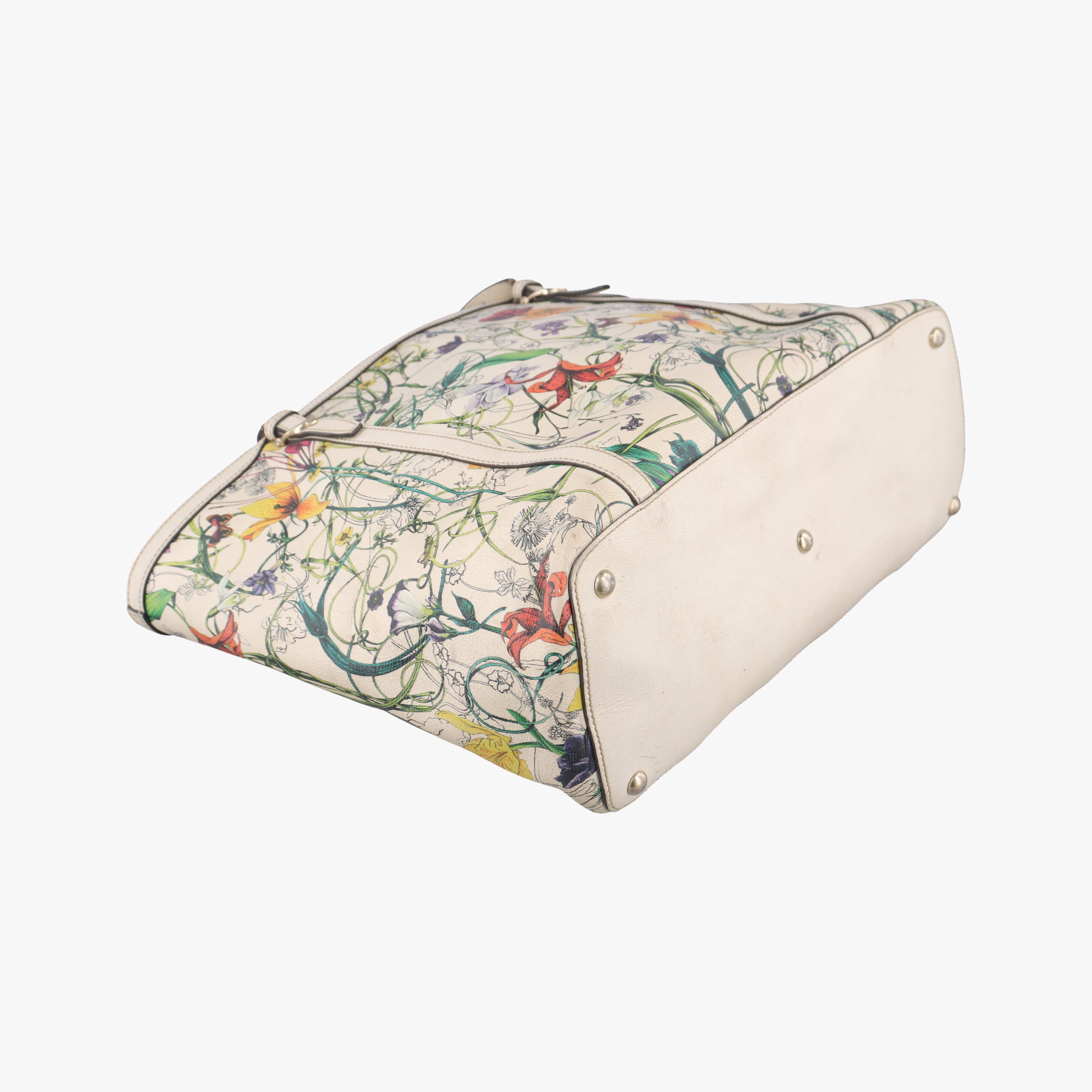 Microguccissima White×Multicolour Leather 309613 C015575992マイクログッチシマ ホワイト×マルチカラー レザー 309613 C015575992