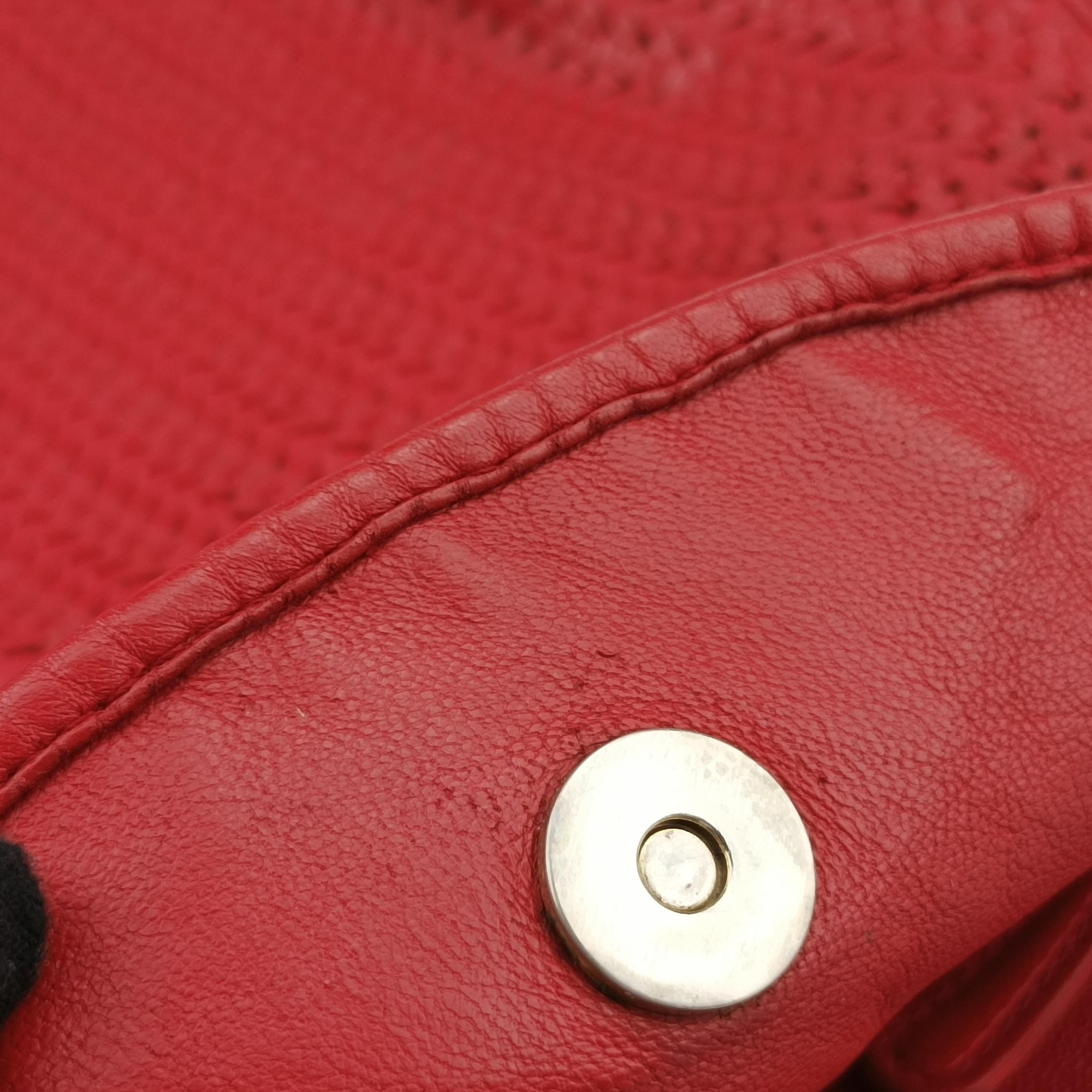 charm Red lambskin 132-BM-0068チャーム レッド ラムスキン 132-BM-0068