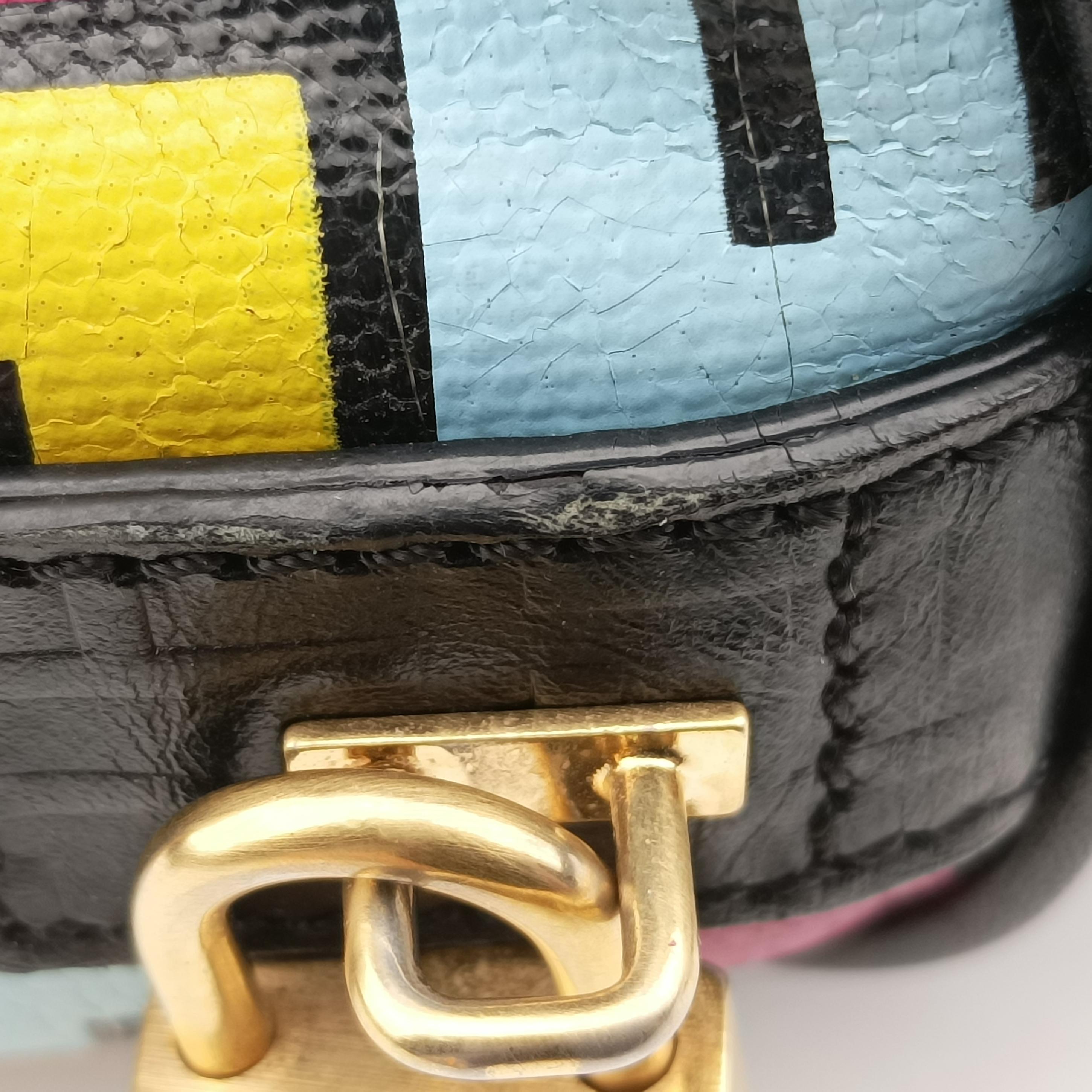 Zucchino Glitter Logo Multicolour PVC coated canvas 8BL068 2305/8BL068/YQ7/088スパンコールイエローグラデーション マルチカラー PVCコーティングキャンバス 8BL068 2305/8BL068/YQ7/088