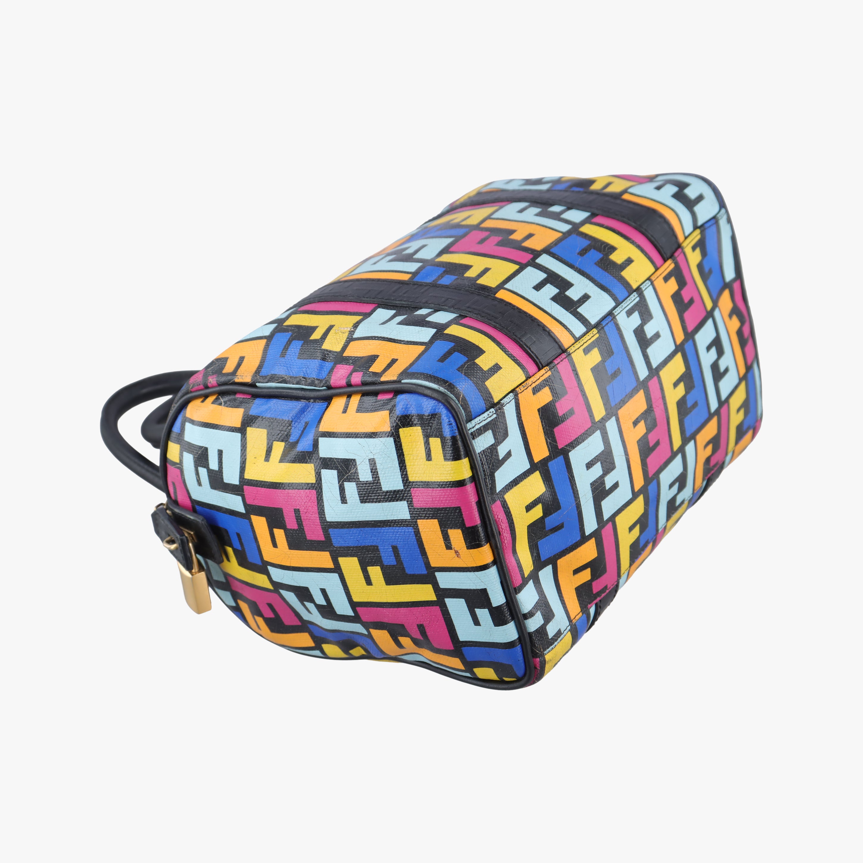 Zucchino Glitter Logo Multicolour PVC coated canvas 8BL068 2305/8BL068/YQ7/088スパンコールイエローグラデーション マルチカラー PVCコーティングキャンバス 8BL068 2305/8BL068/YQ7/088