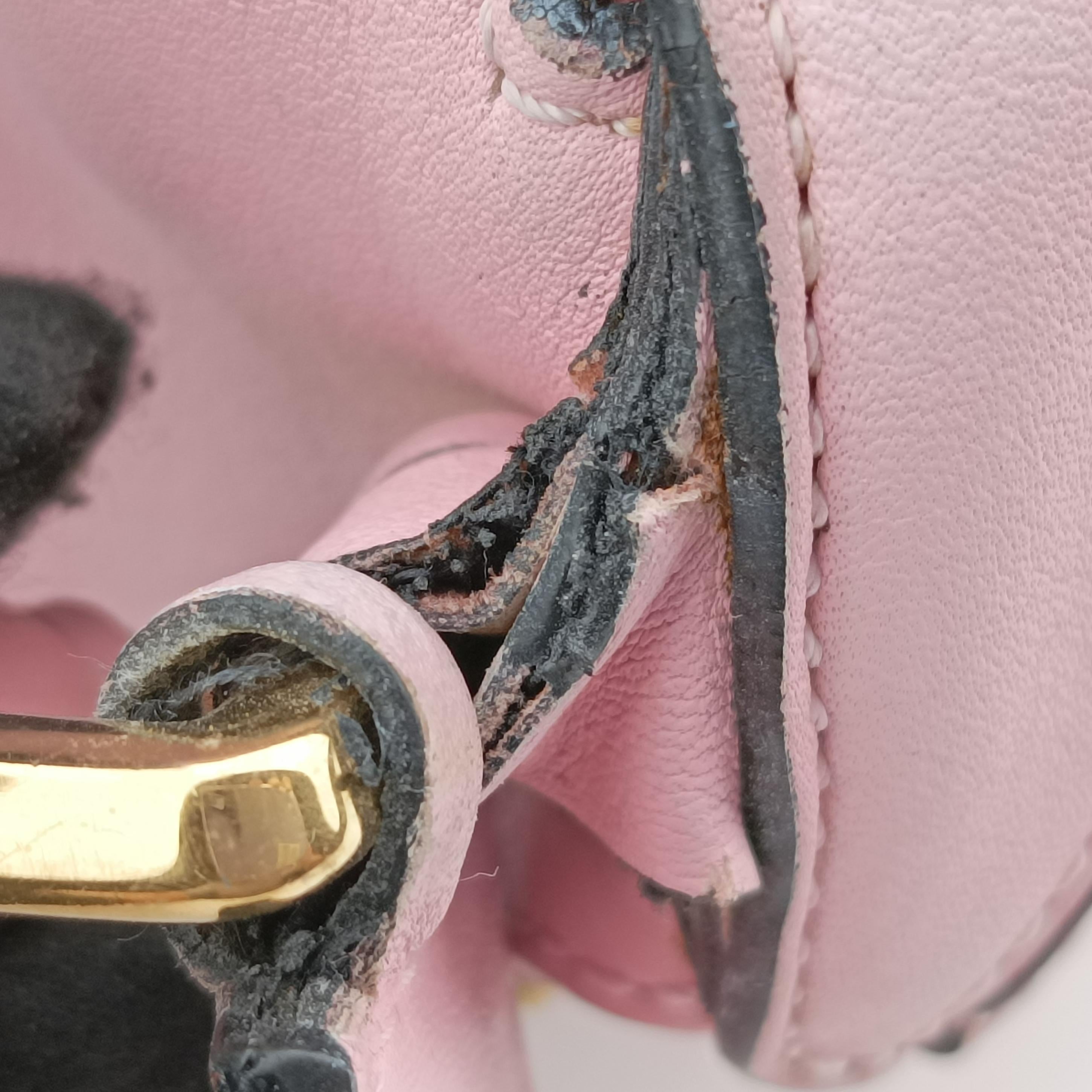 Puzzle Pink x Light Pink Leather 06 18 12パズル ピンク×ライトピンク レザー 06 18 12