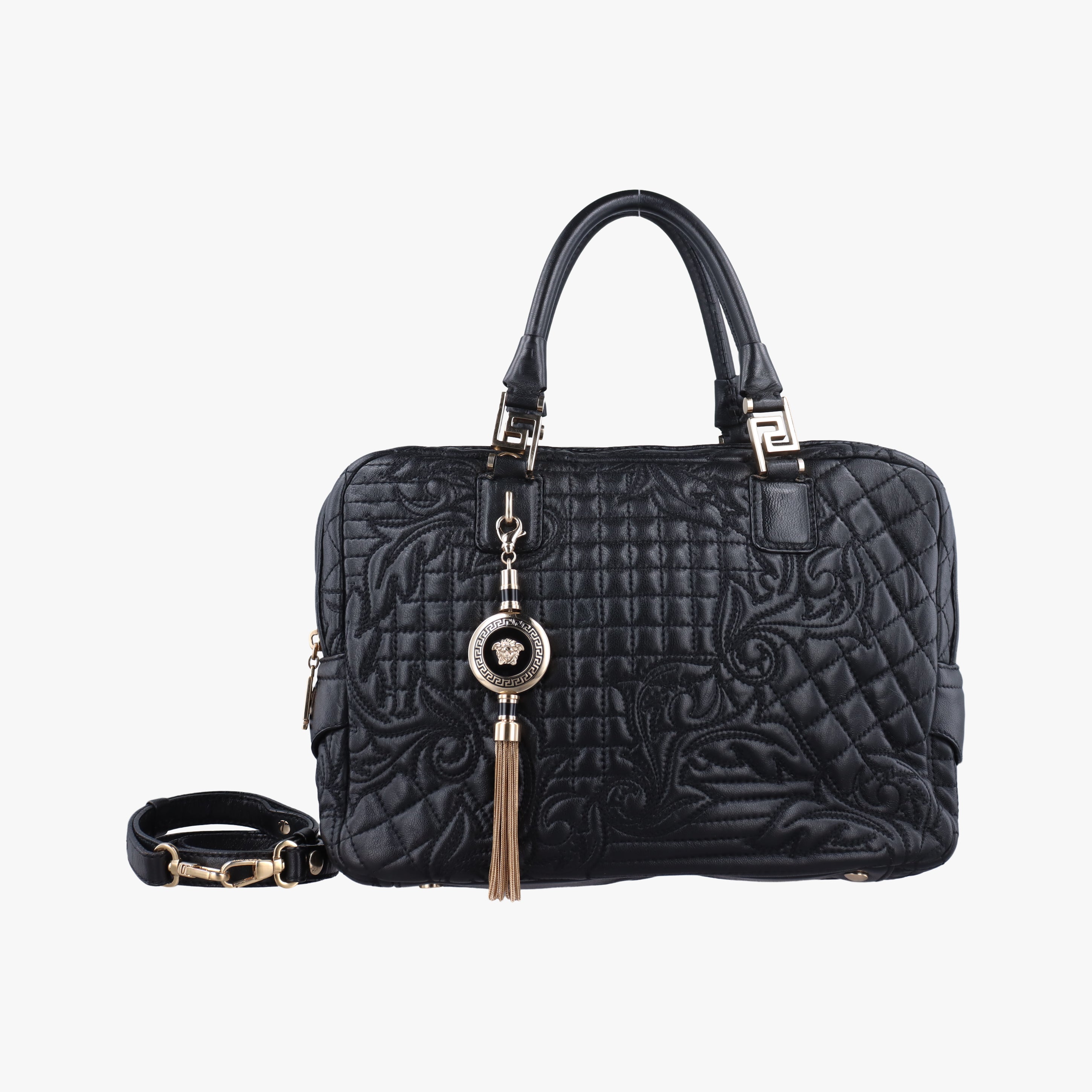 Medusa Demetra Vanitas Satchel Black Leather メデューサ デメテル バニティ サッチェル ブラック レザー