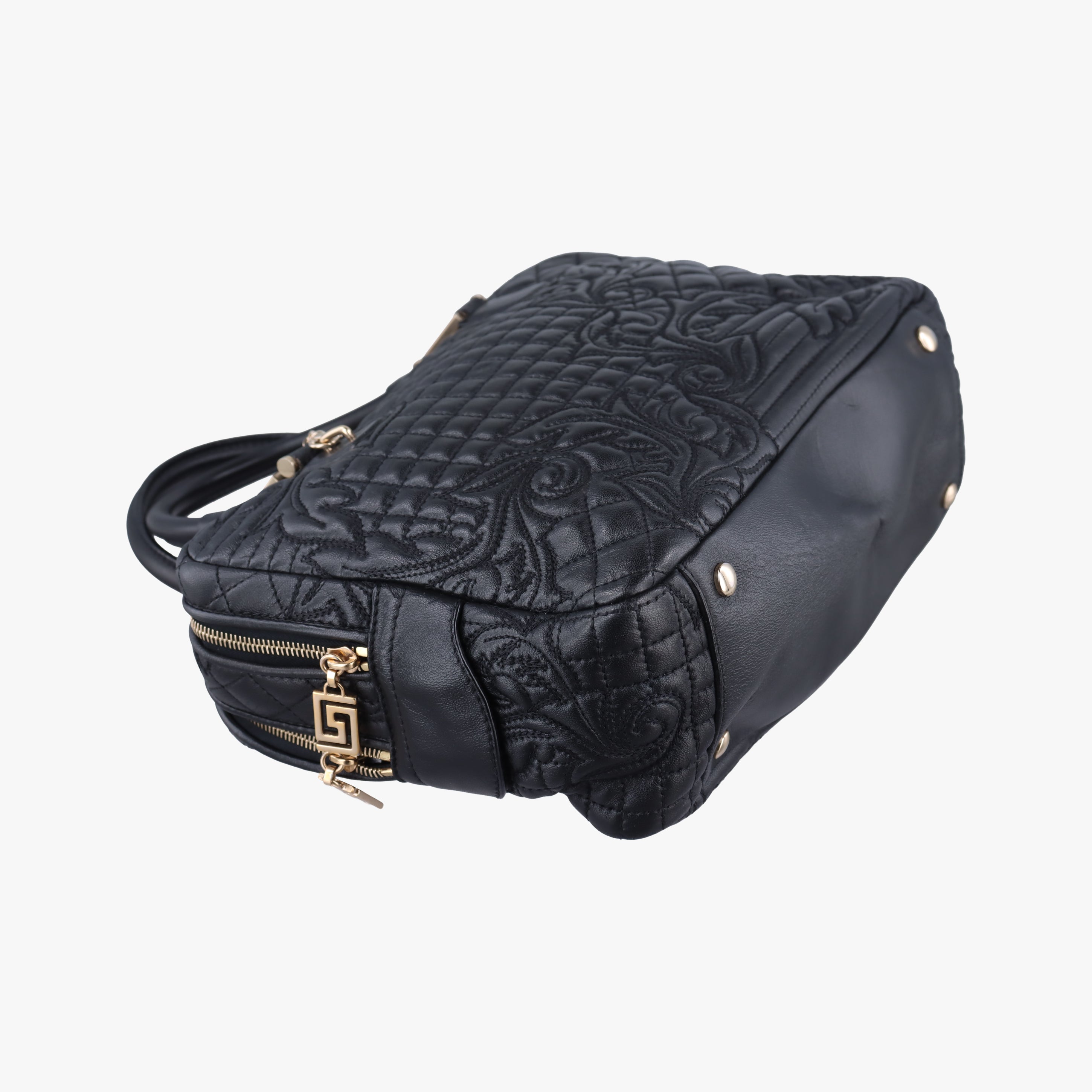 Medusa Demetra Vanitas Satchel Black Leather メデューサ デメテル バニティ サッチェル ブラック レザー