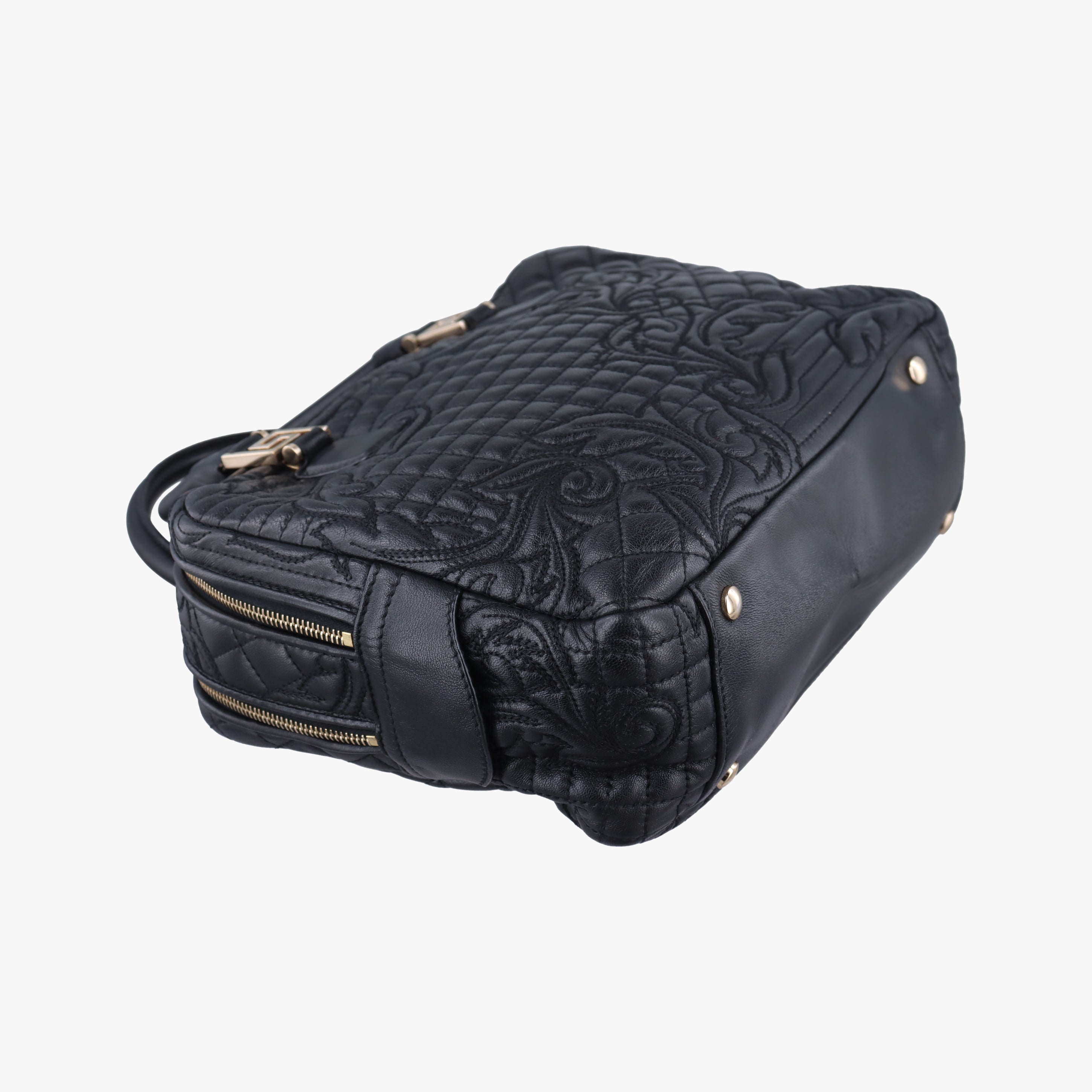 Medusa Demetra Vanitas Satchel Black Leather メデューサ デメテル バニティ サッチェル ブラック レザー