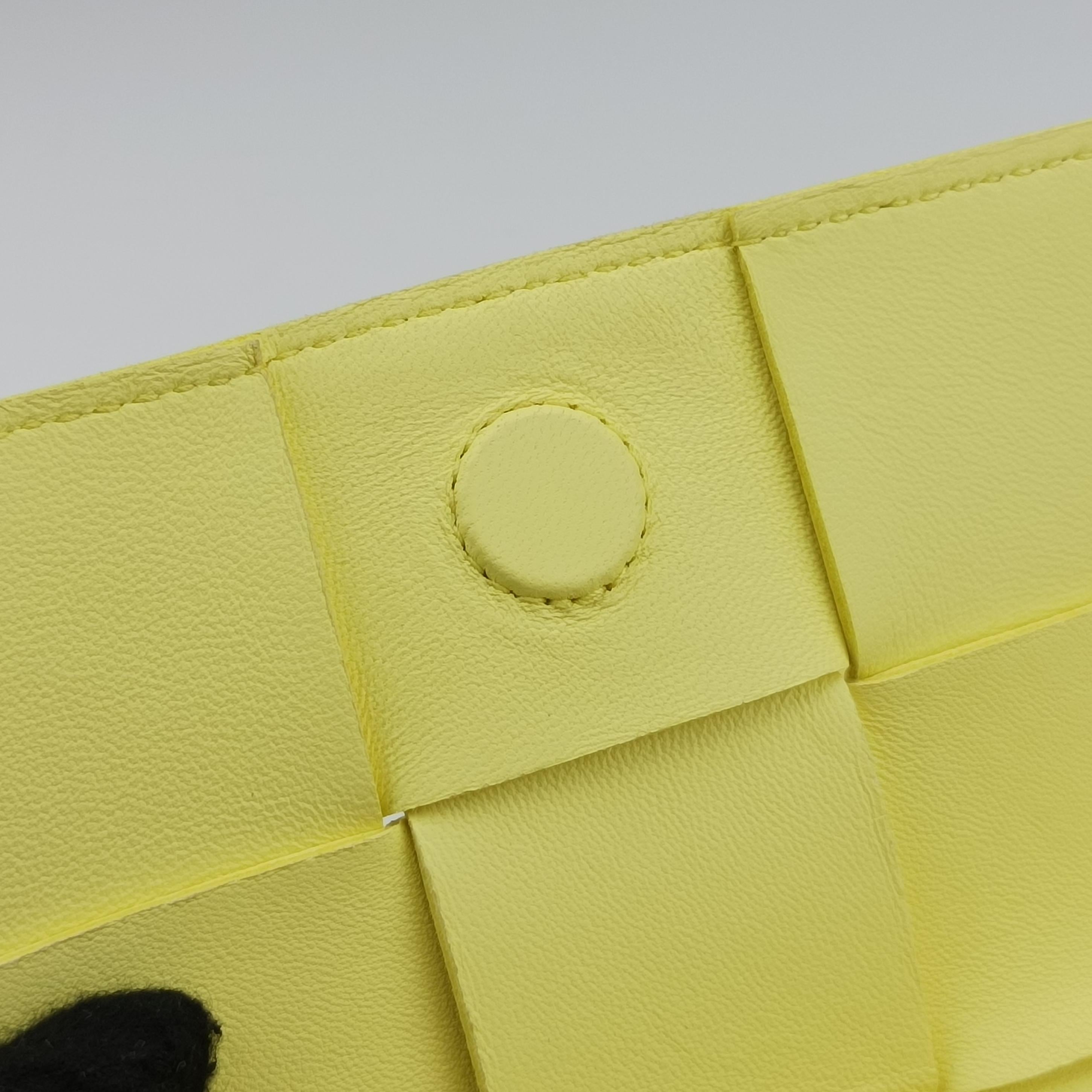 candy cassette Yellow lambskin IC Chipキャンディ カセット イエロー ラムスキン ICチップ