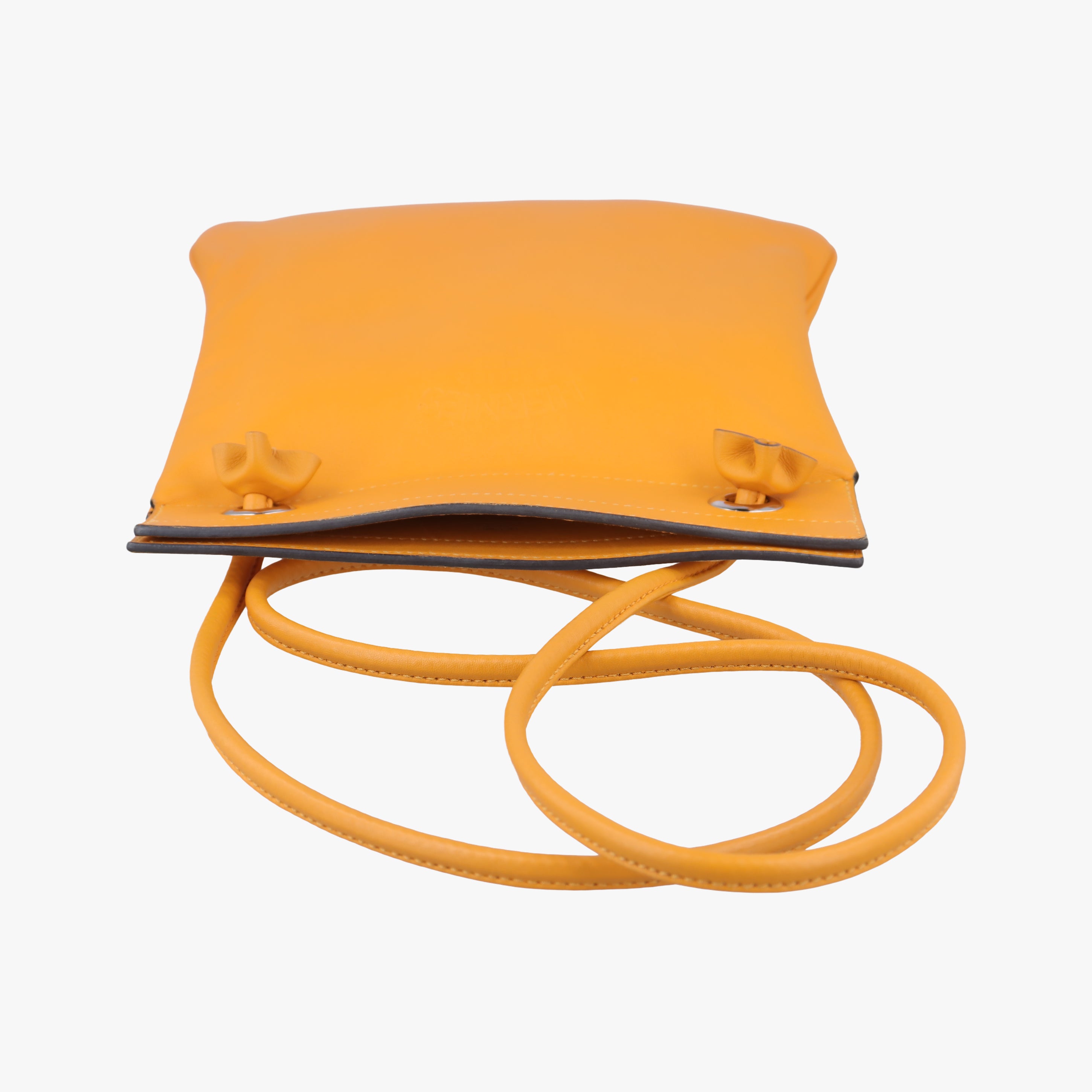 Sac Aline mini Yellow lambskin C AM 012 UHサック アリーヌ ミニ イエロー ラムスキン C AM 012 UH