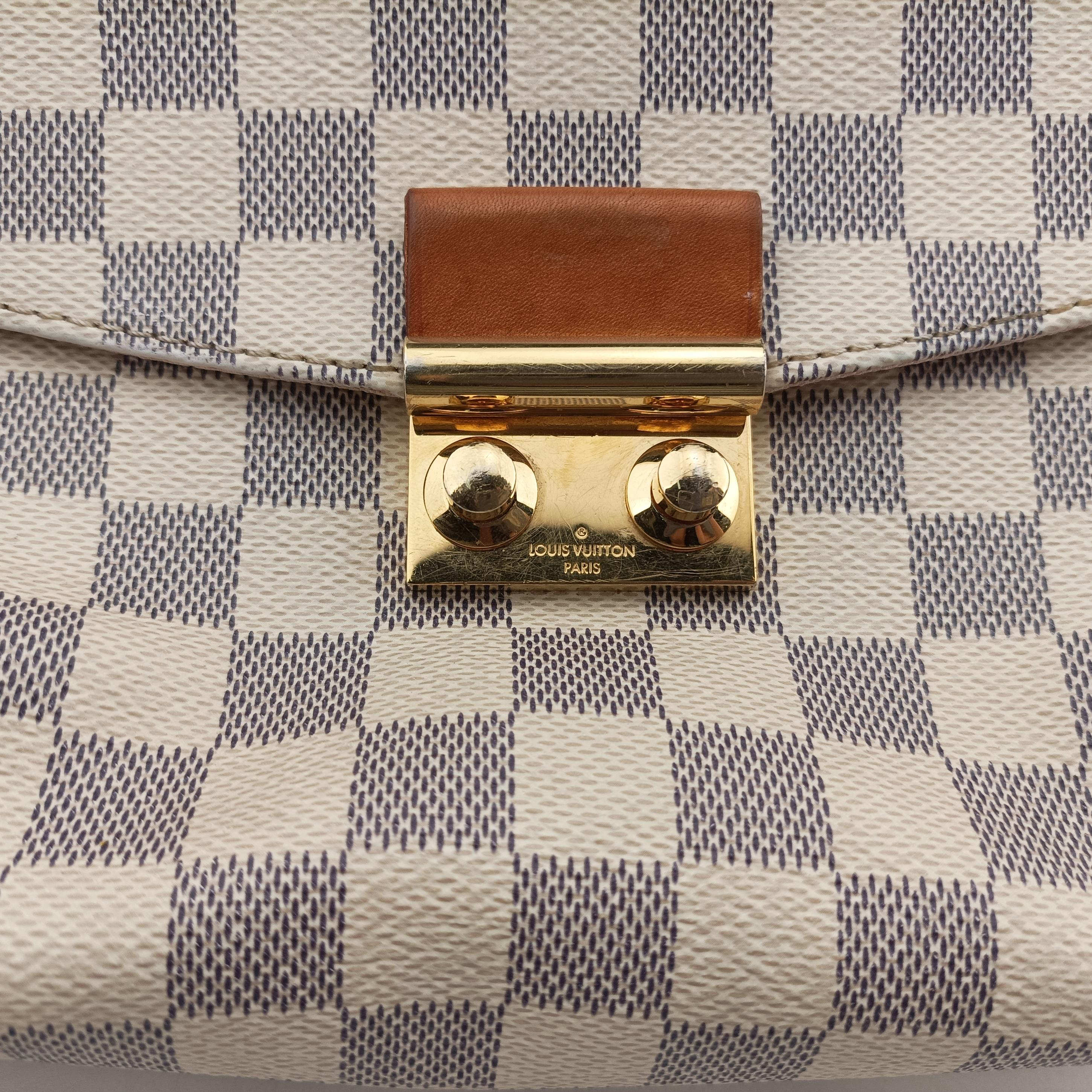 CROISETTE AZUR Damier Canvas N41581 TR2107 IC Chipクロワゼット アズール ダミエキャンバス N41581 TR2107 ICチップ