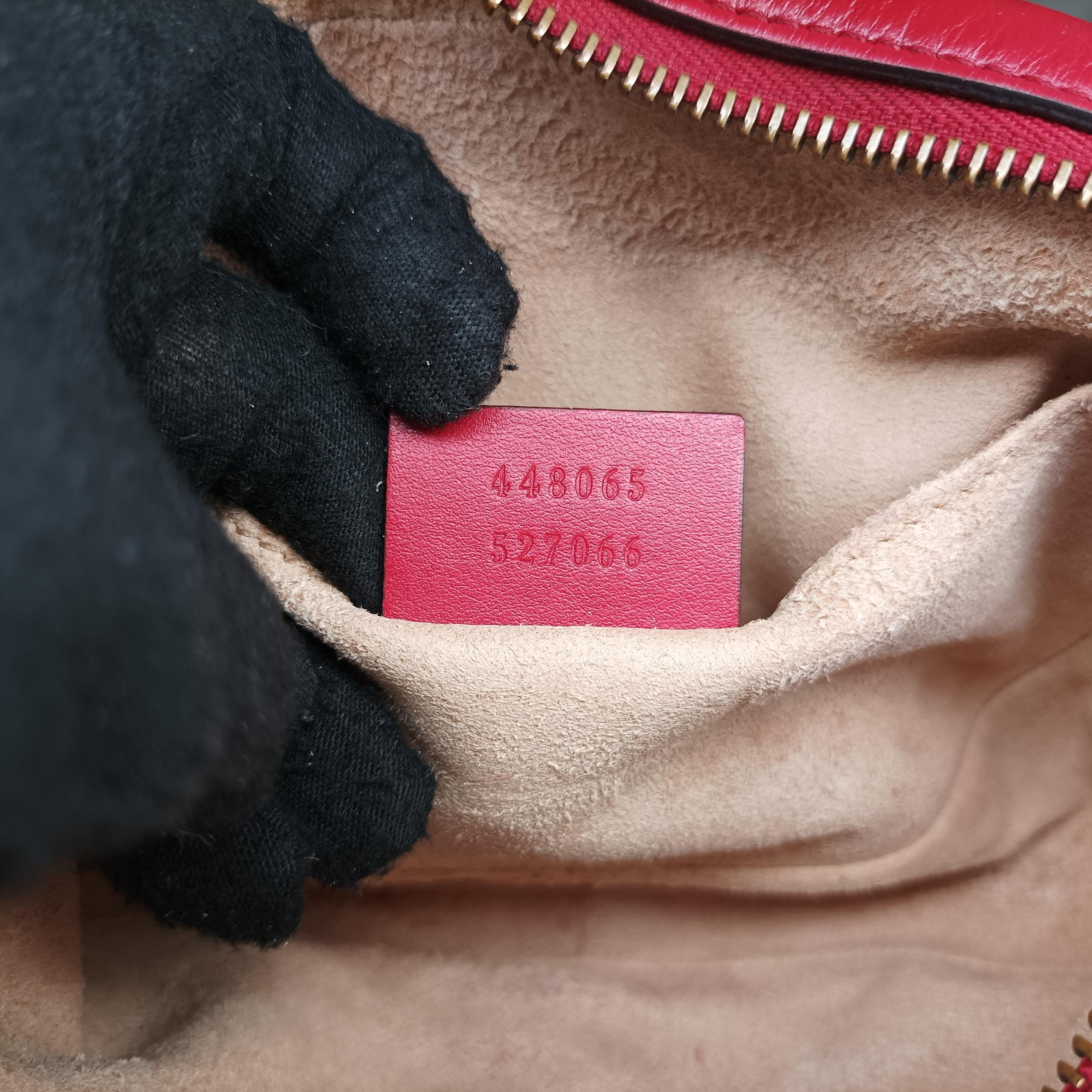 GG Marmont Red Leather 448065 E028200633GGマーモント レッド レザー 448065 E028200633