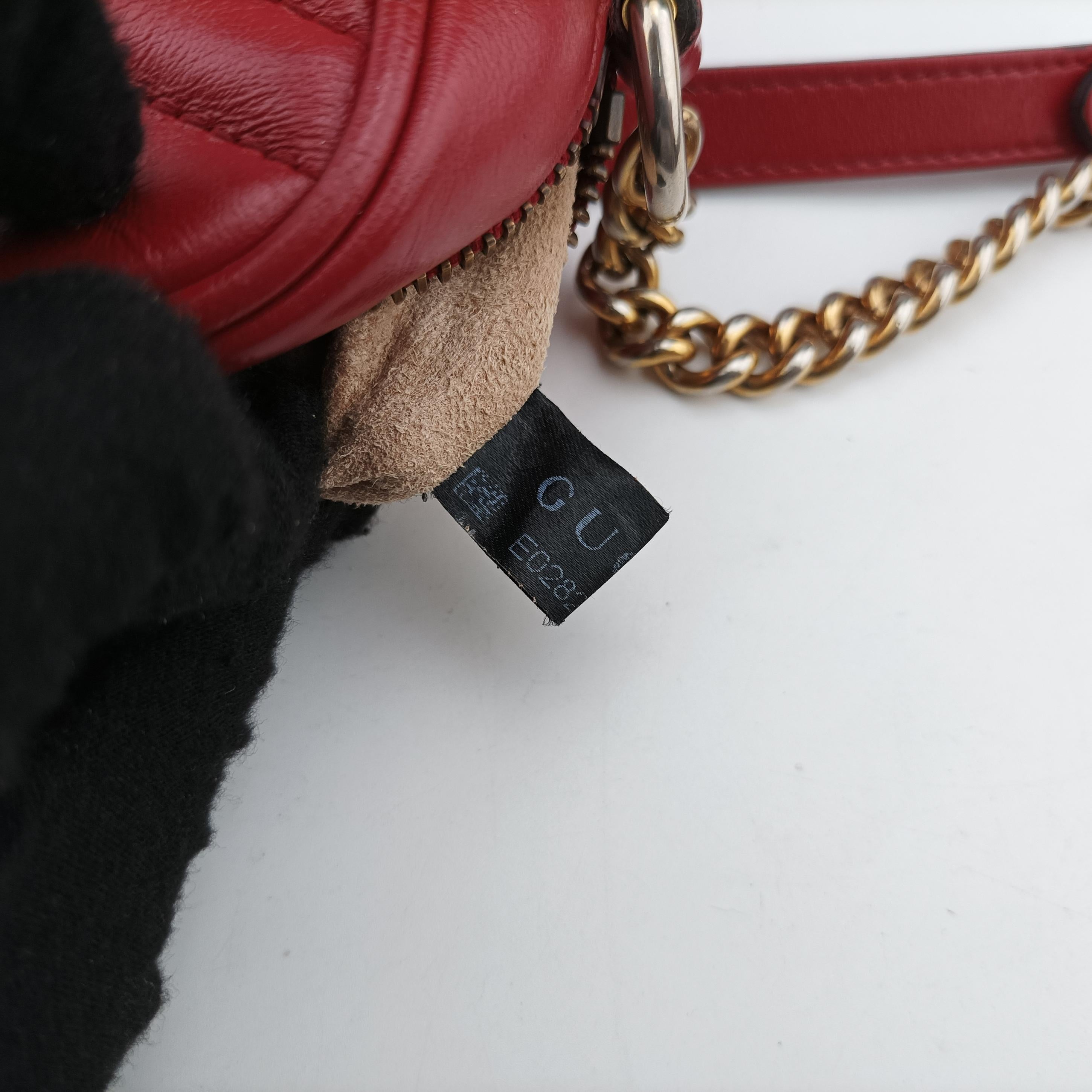 GG Marmont Red Leather 448065 E028200633GGマーモント レッド レザー 448065 E028200633