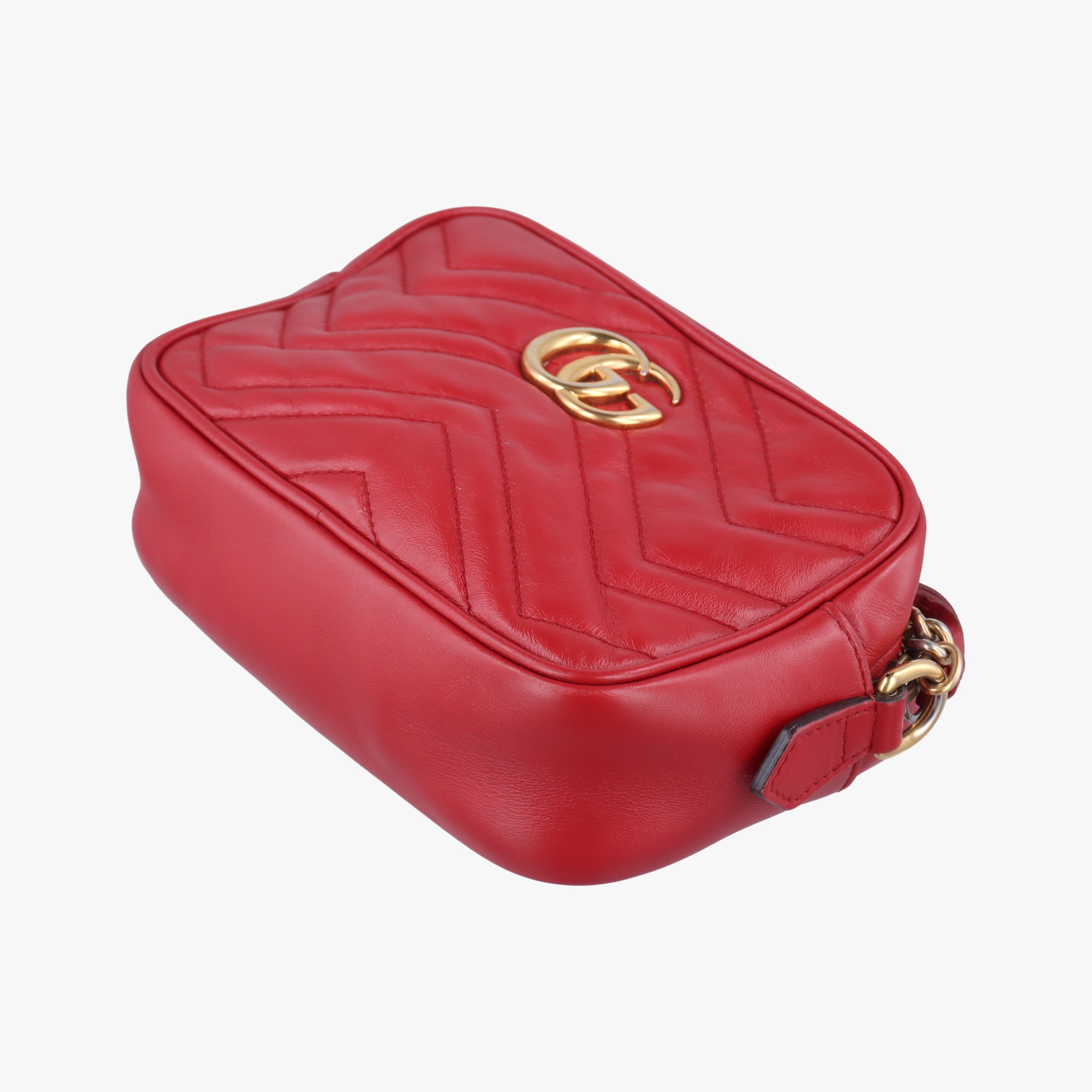 GG Marmont Red Leather 448065 E028200633GGマーモント レッド レザー 448065 E028200633