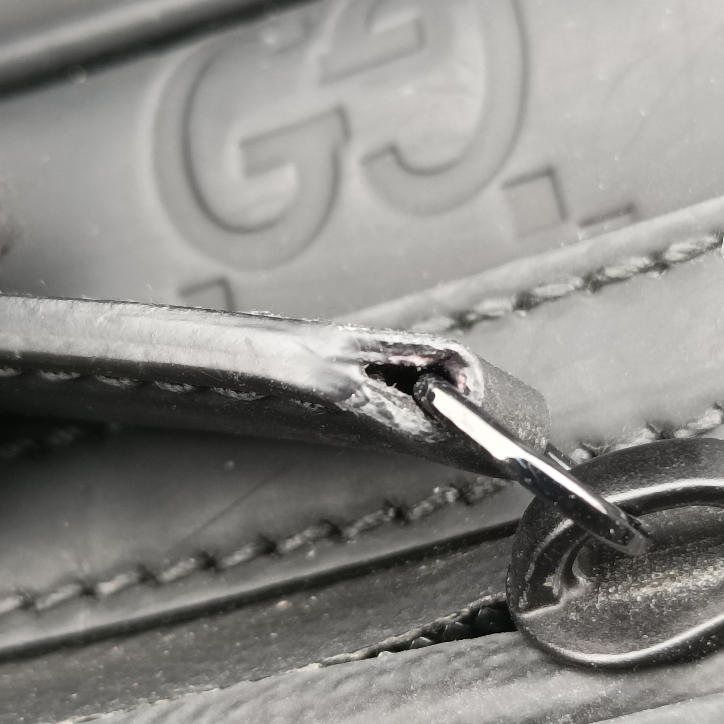 Rubber Effect Black Leather 775097 I042051141ラバーエフェクト ブラック レザー 775097 I042051141