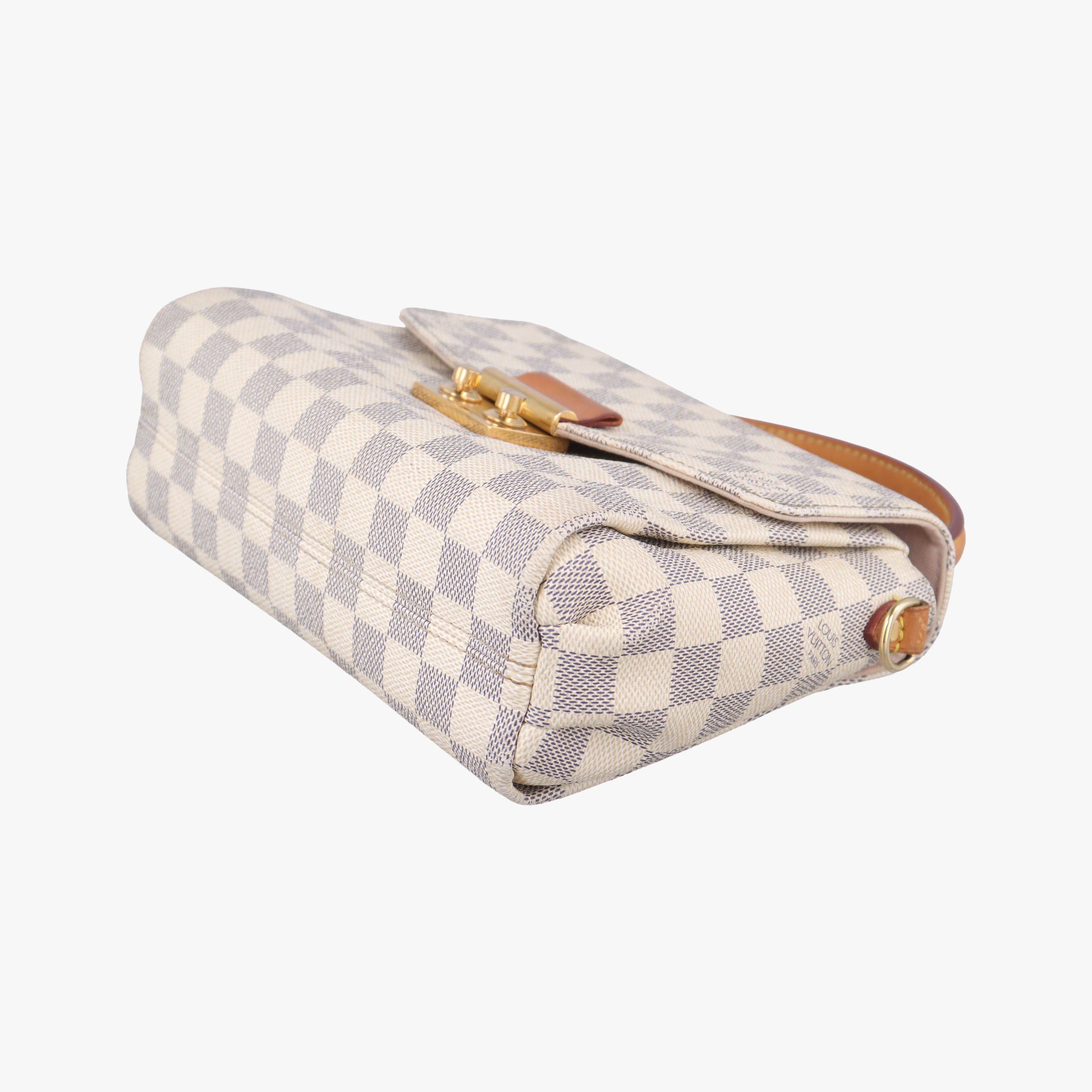 CROISETTE Azur Damier Canvas N41581 FL1118 IC Chipクロワゼット アズール ダミエキャンバス N41581 FL1118 ICチップ