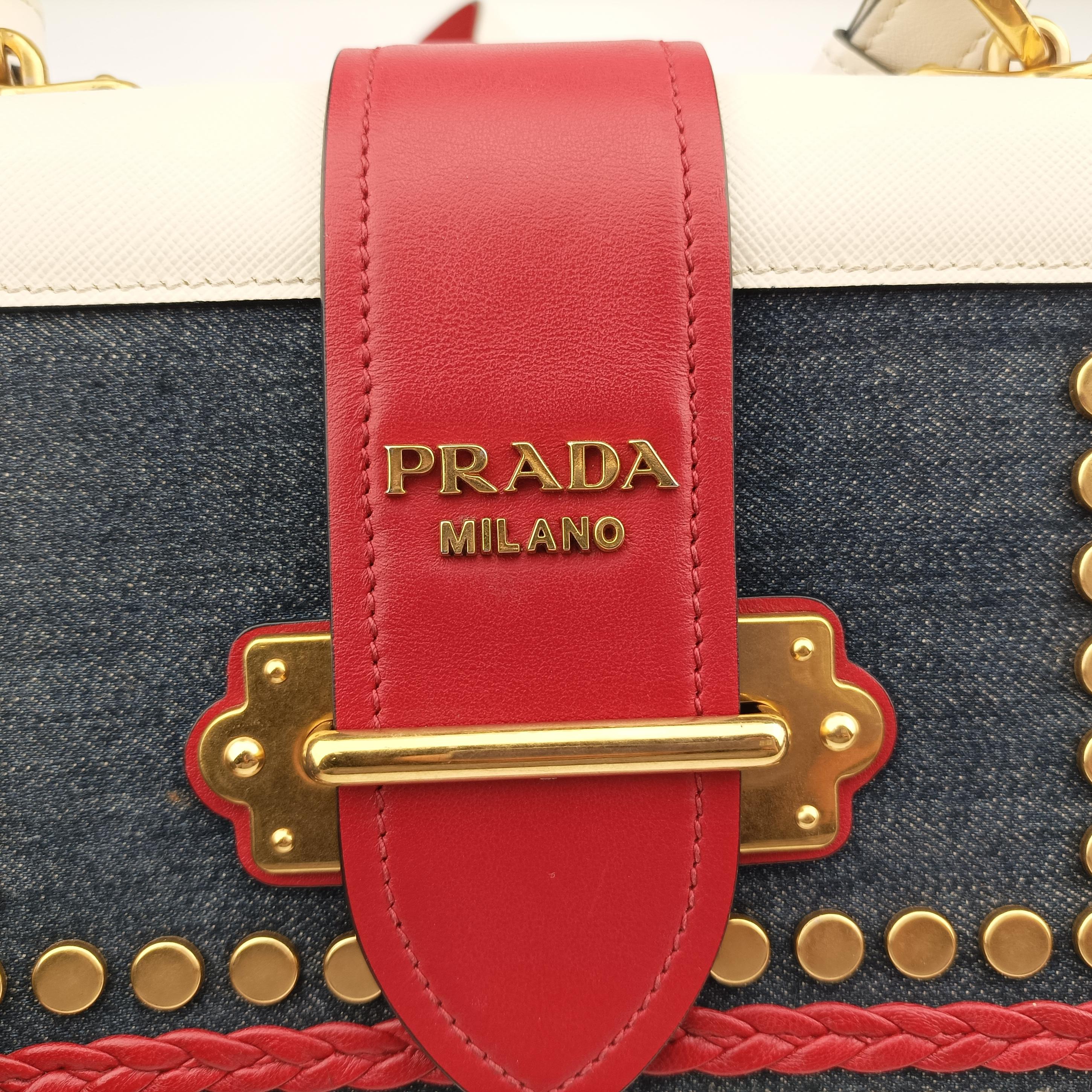 Cahier tassen Leder Multicolour Leather×Denim 1BD045 25 2カイエ タッセン レダー マルチカラー レザー×デニム 1BD045 25 2