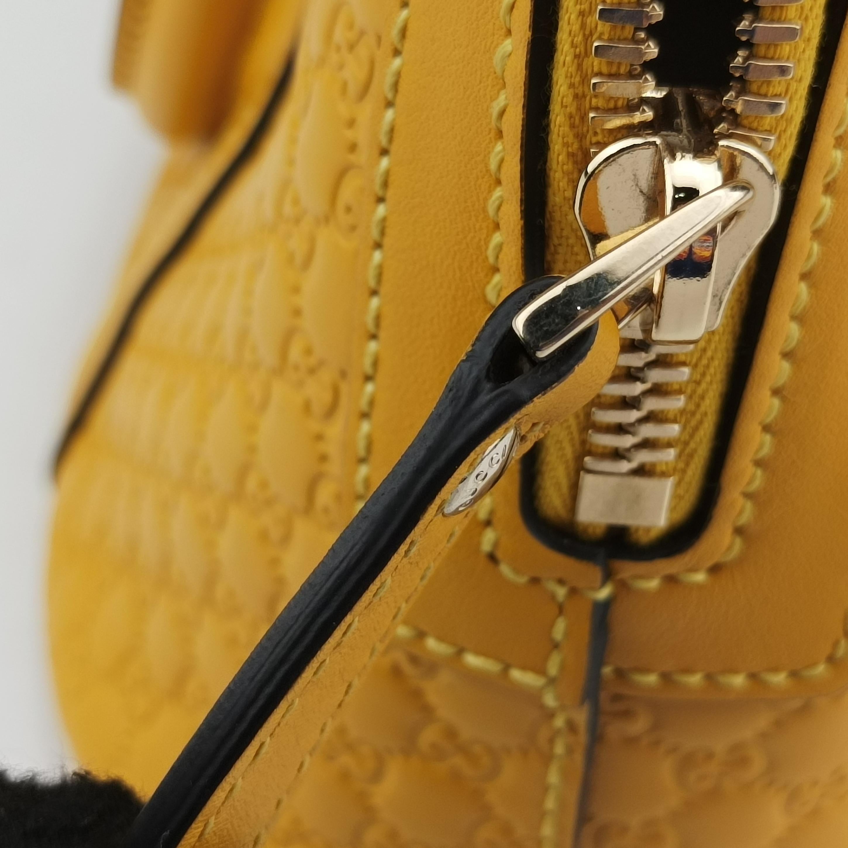 Microguccissima Yellow Leather 449654 D033331586マイクログッチシマ イエロー レザー 449654 D033331586