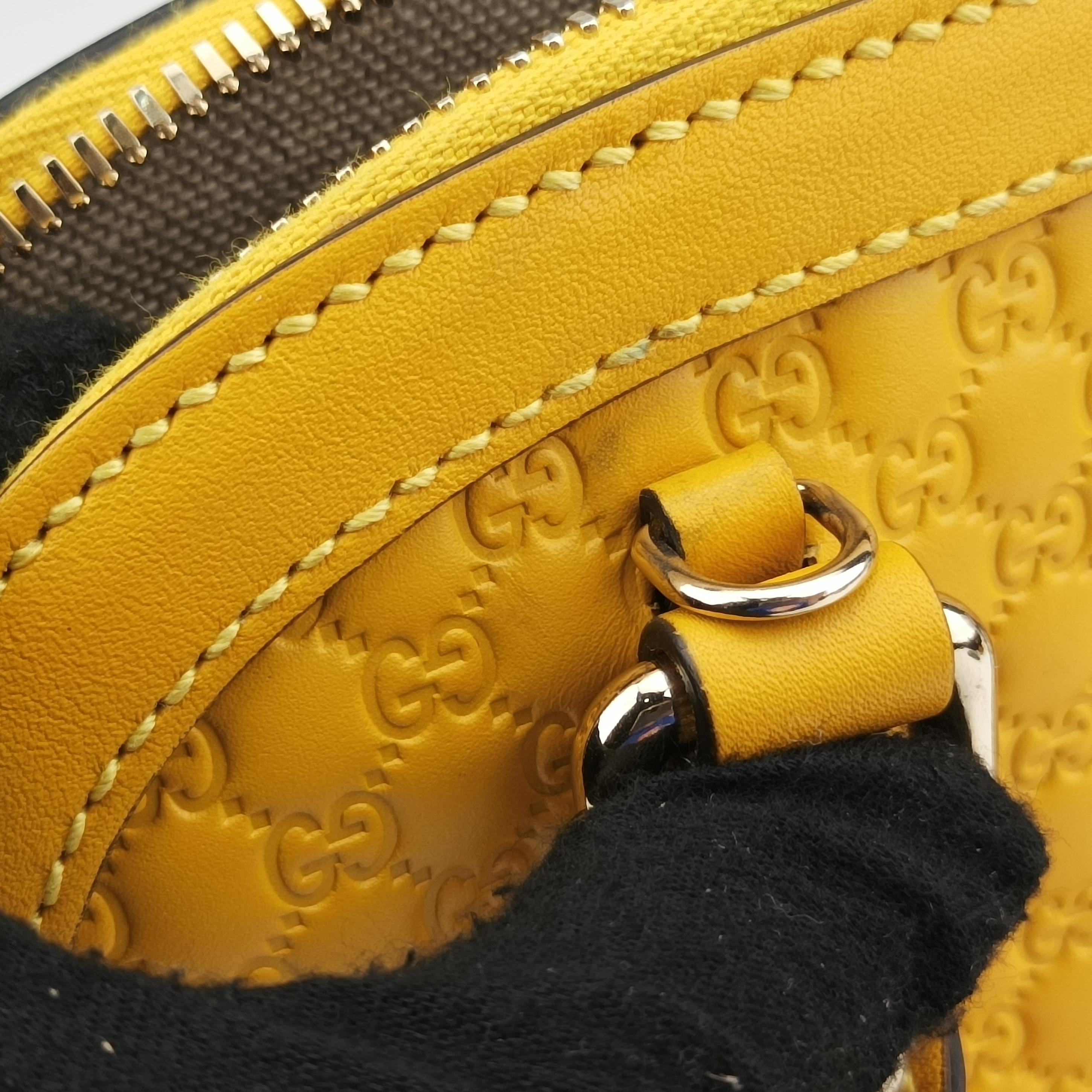 Microguccissima Yellow Leather 449654 D033331586マイクログッチシマ イエロー レザー 449654 D033331586