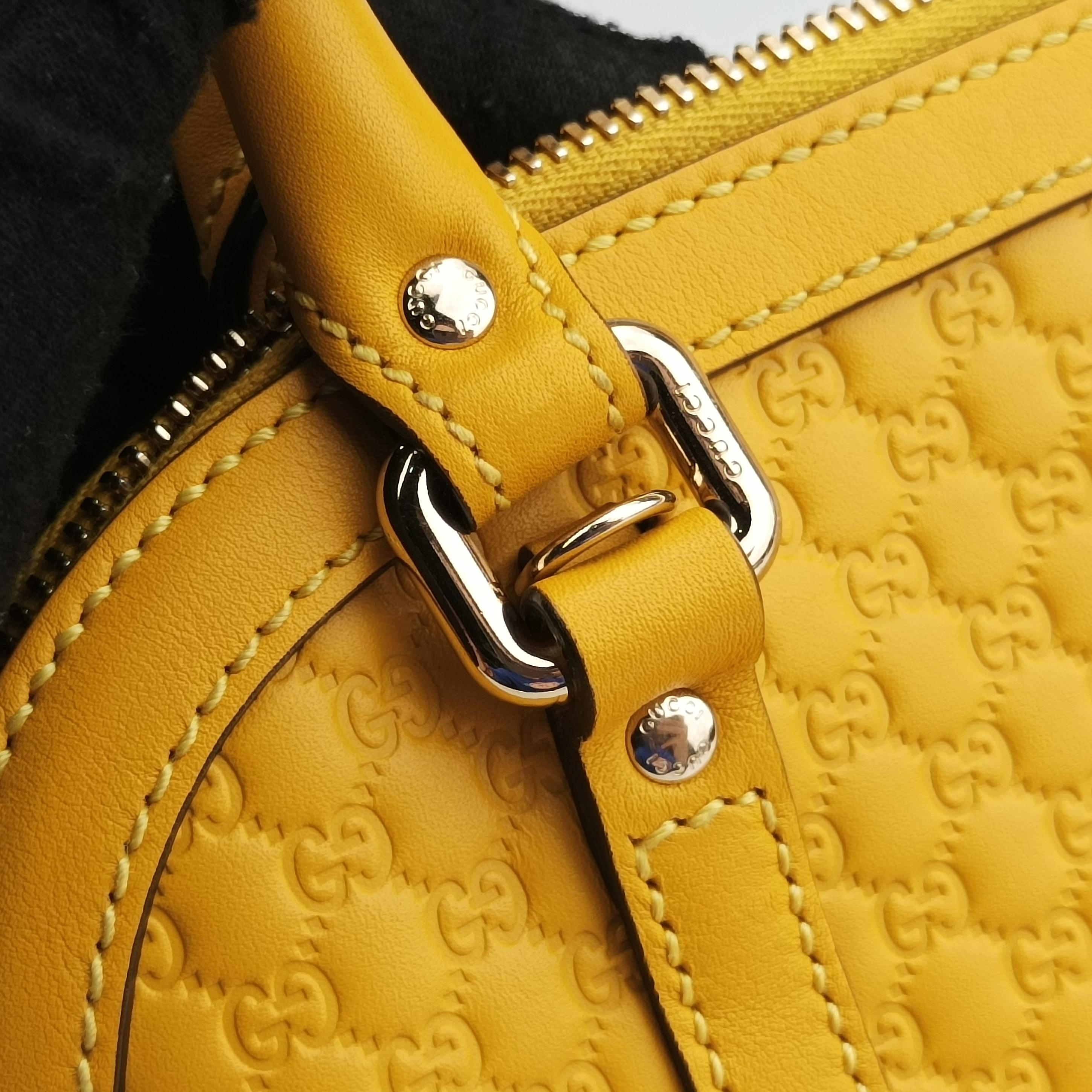 Microguccissima Yellow Leather 449654 D033331586マイクログッチシマ イエロー レザー 449654 D033331586
