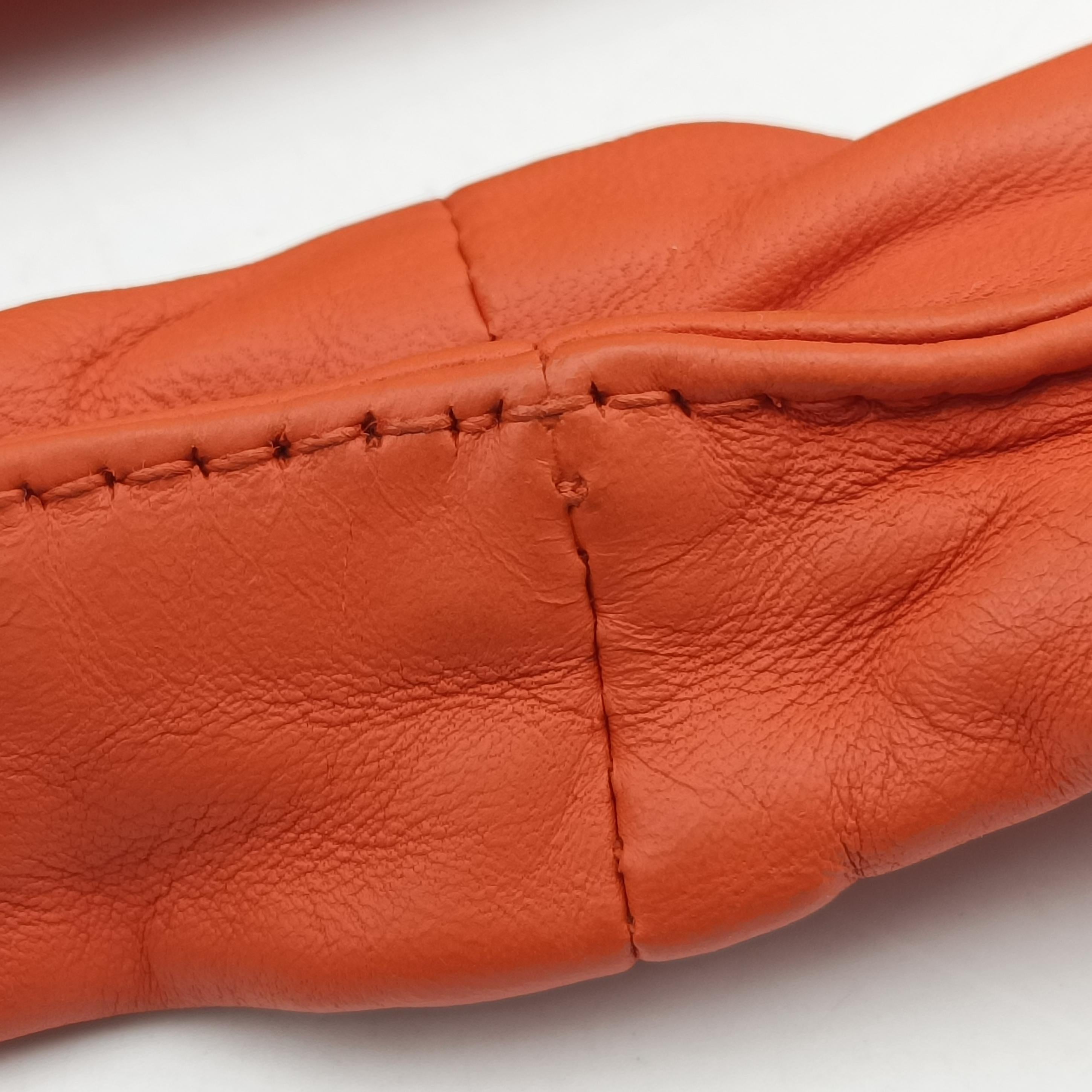 Intrecciato Orange lambskin 115653 V0016 7561 EPEV 2011 3338 Cイントレチャート オレンジ ラムスキン 115653 V0016 7561 EPEV 2011 3338 C