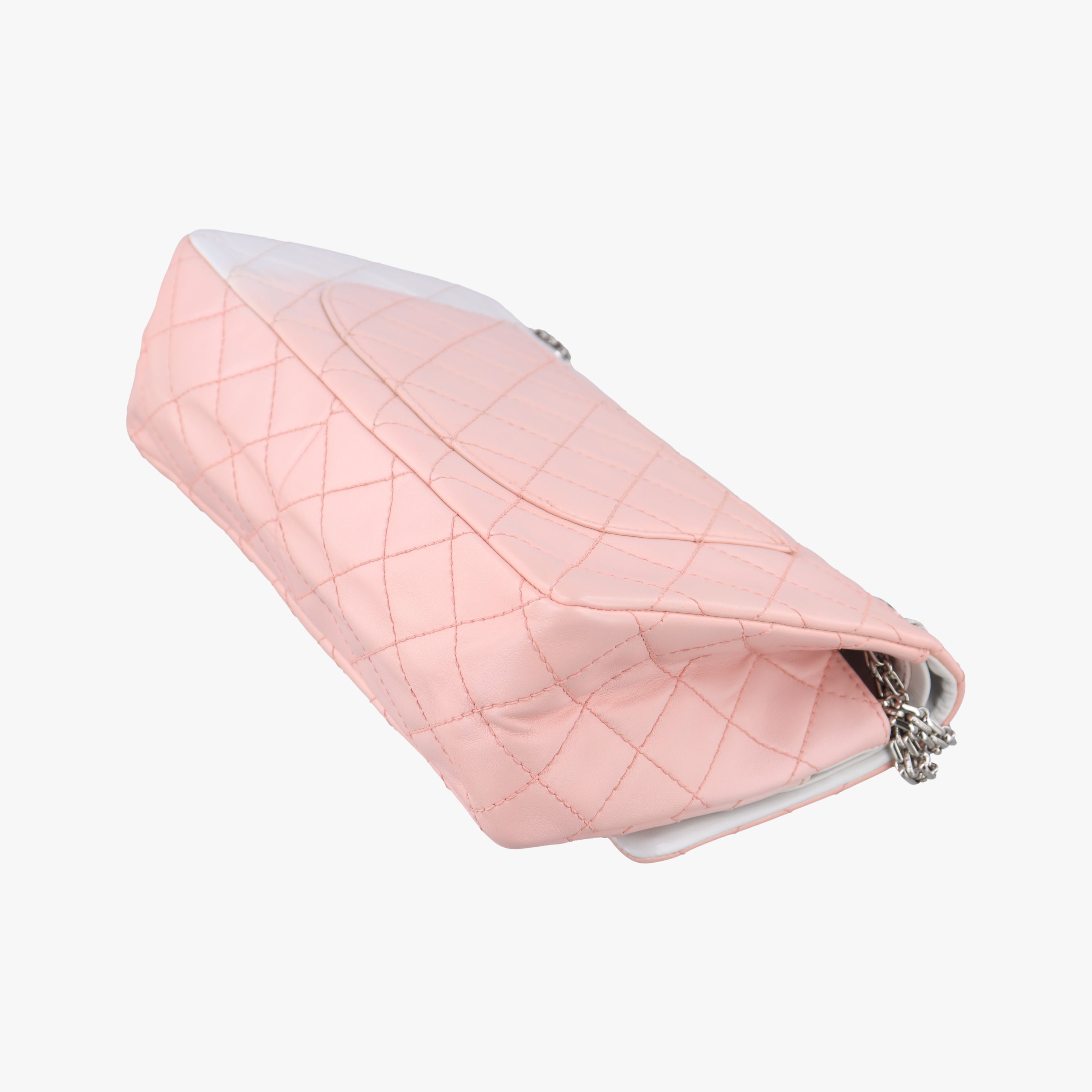 2.55 Matelasse Pink×Beige lambskin A37587 128679952.55 ダブルフラップマトラッセ ピンク×ベージュ ラムスキン A37587 12867995