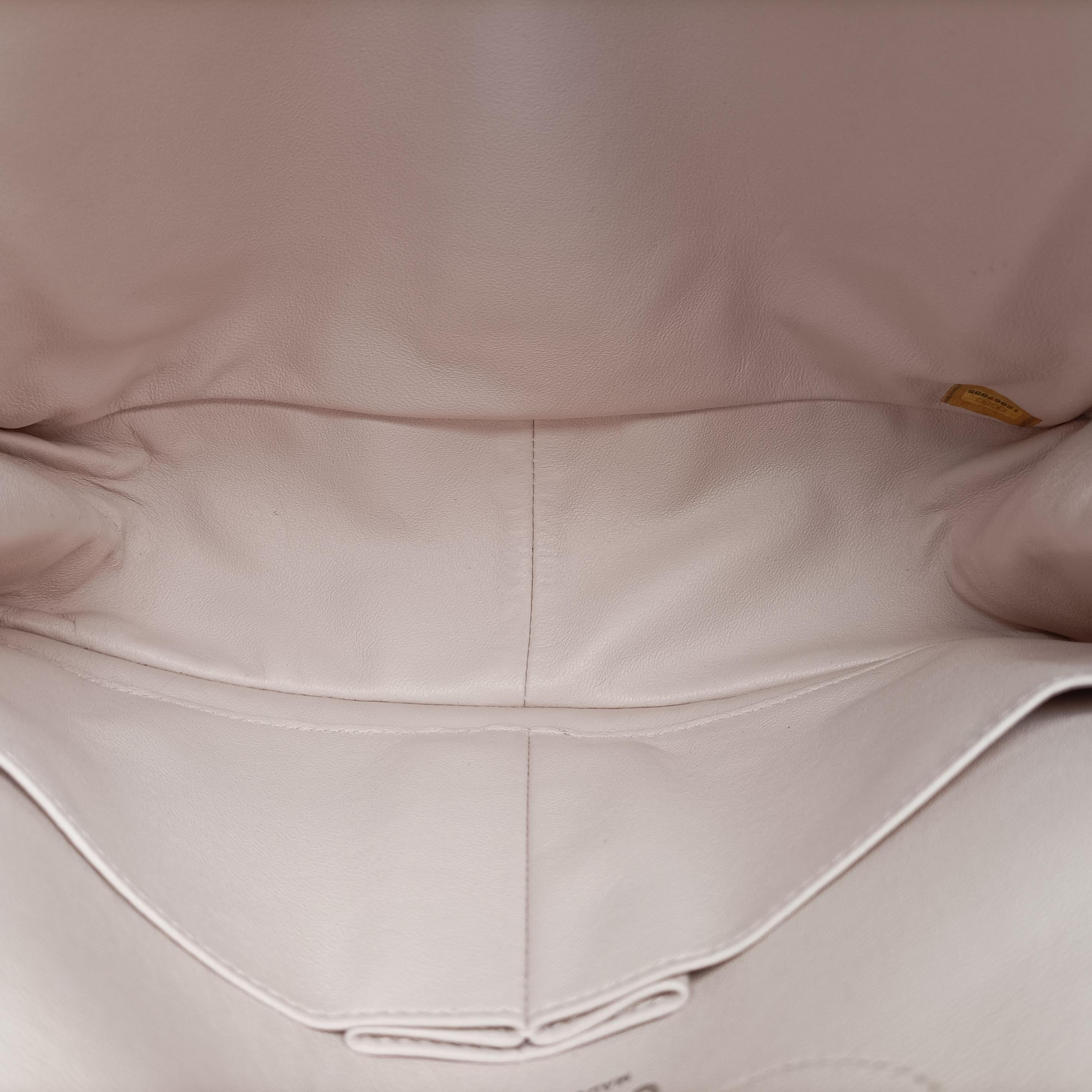 2.55 Matelasse Pink×Beige lambskin A37587 128679952.55 ダブルフラップマトラッセ ピンク×ベージュ ラムスキン A37587 12867995