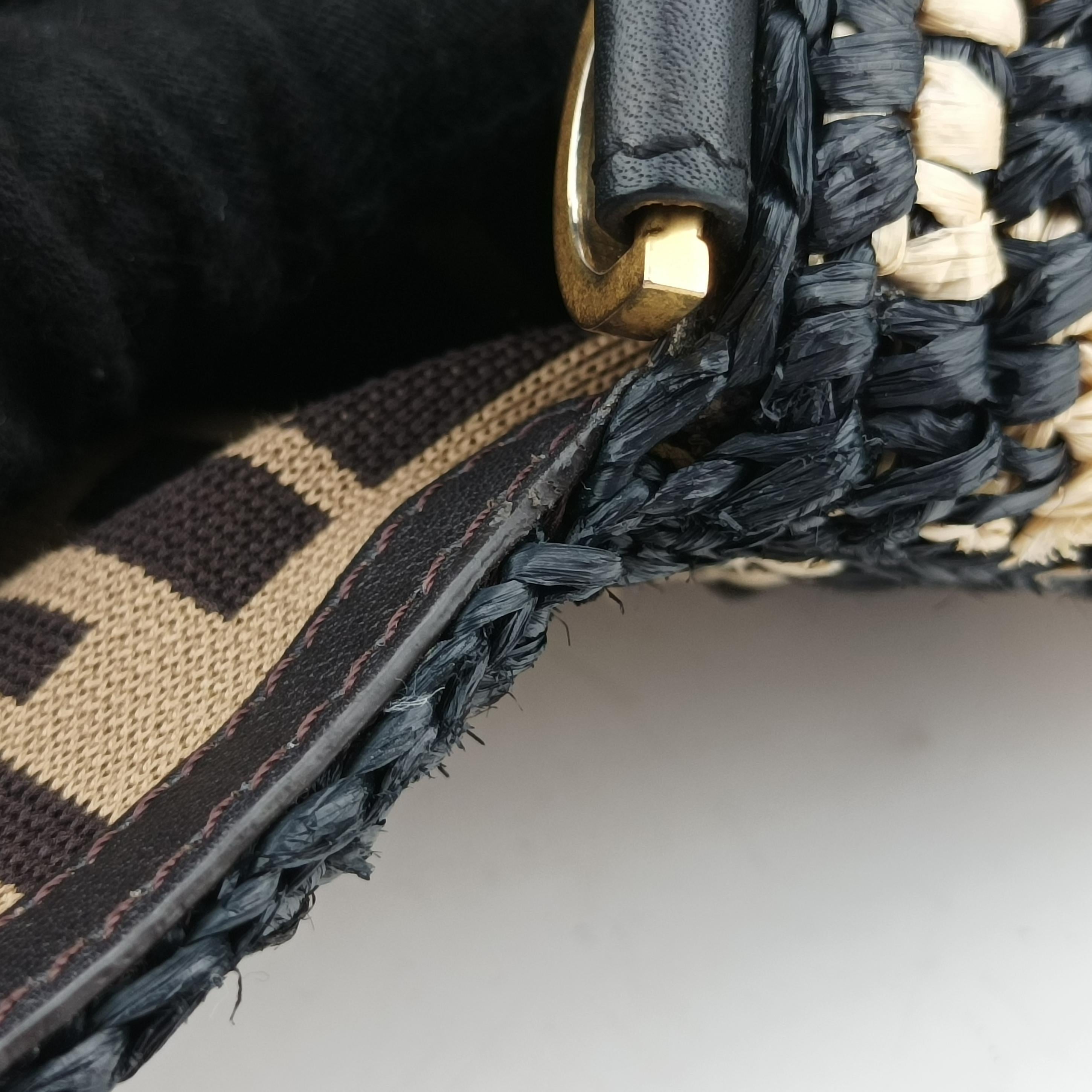 BAGUETTE Multicolour straw 8BR600 8BR600-A6CU-198-10429マンマバケット マルチカラー ストロー 8BR600 8BR600-A6CU-198-10429