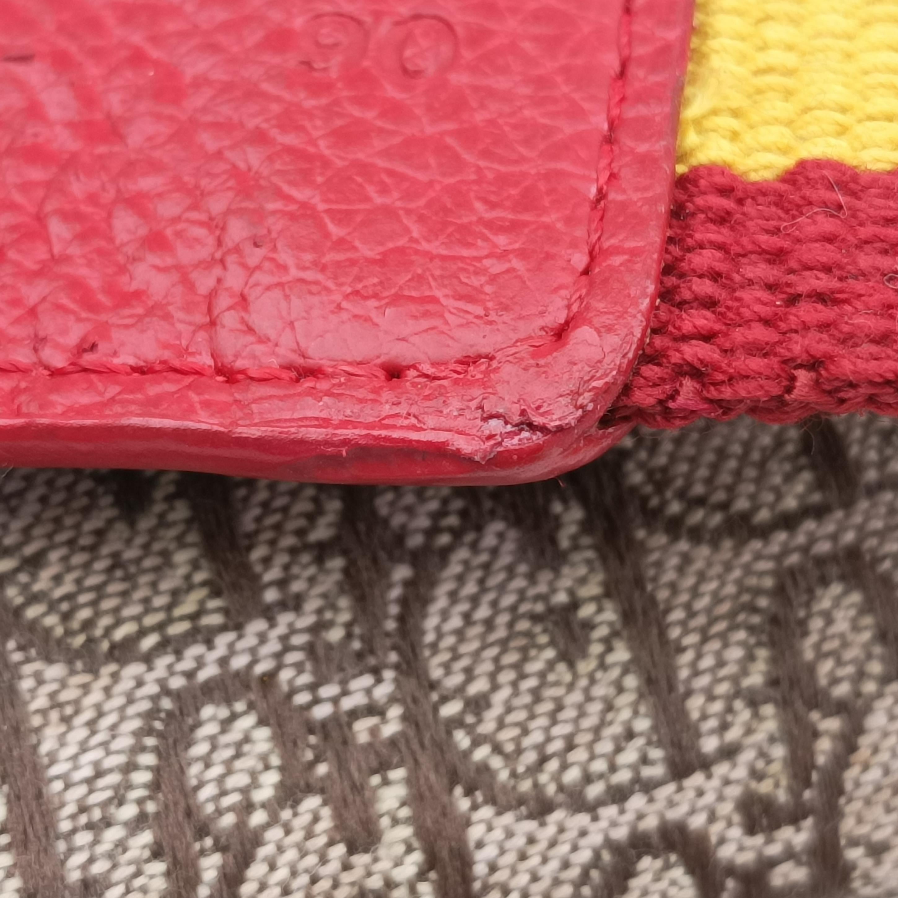 saddle beigex Red x Multicolor Jacquard x Leather 96BM-10サドルバッグ ベージュ×レッド×マルチカラー ジャガード×レザー 96BM-10