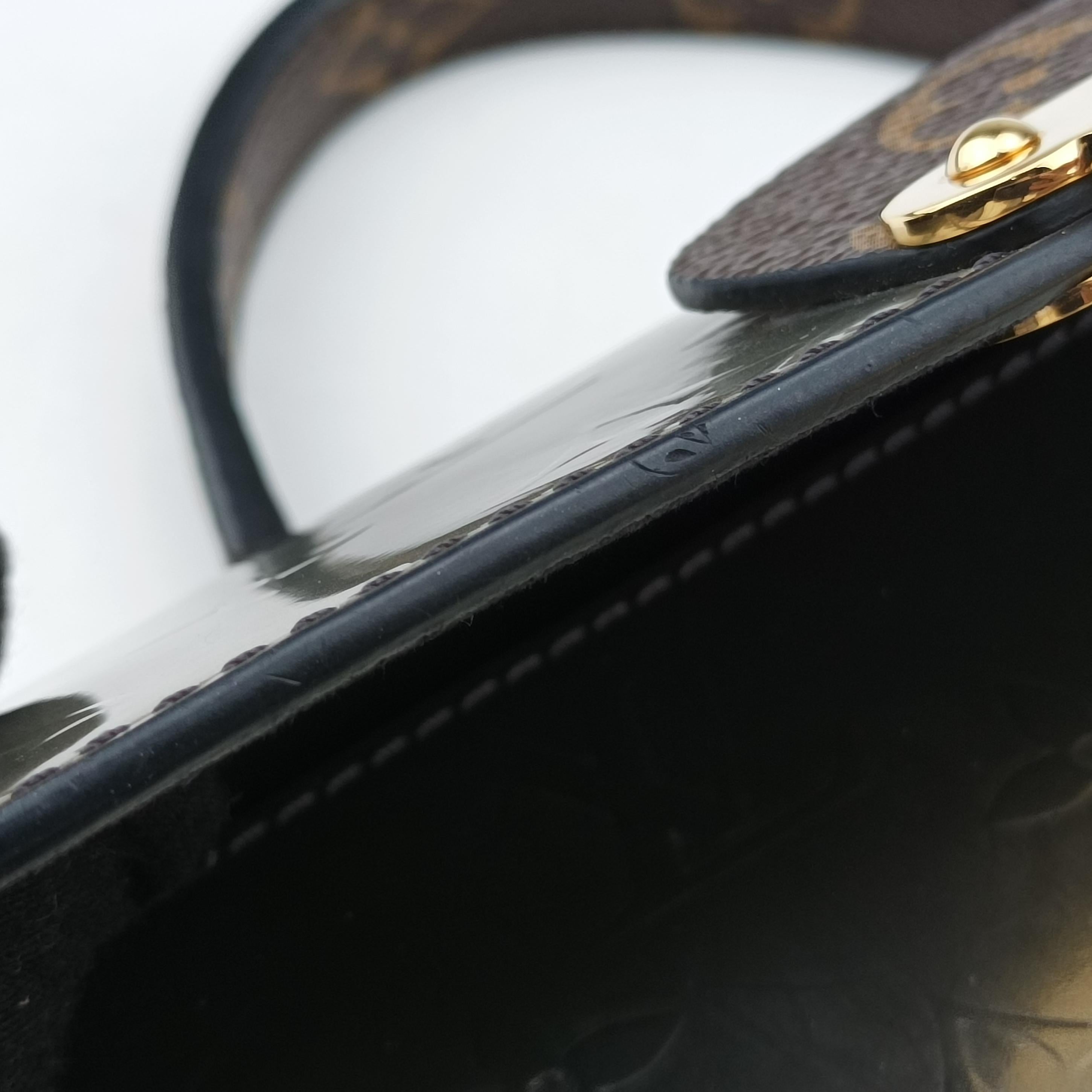 Spring Street PM Silver x Brown x Yellow Vernis x Monogram x Epi M90376 NZ0159スプリングストリートPM シルバー×ブラウン×イエロー ヴェルニ×モノグラム×エピ M90376 NZ0159