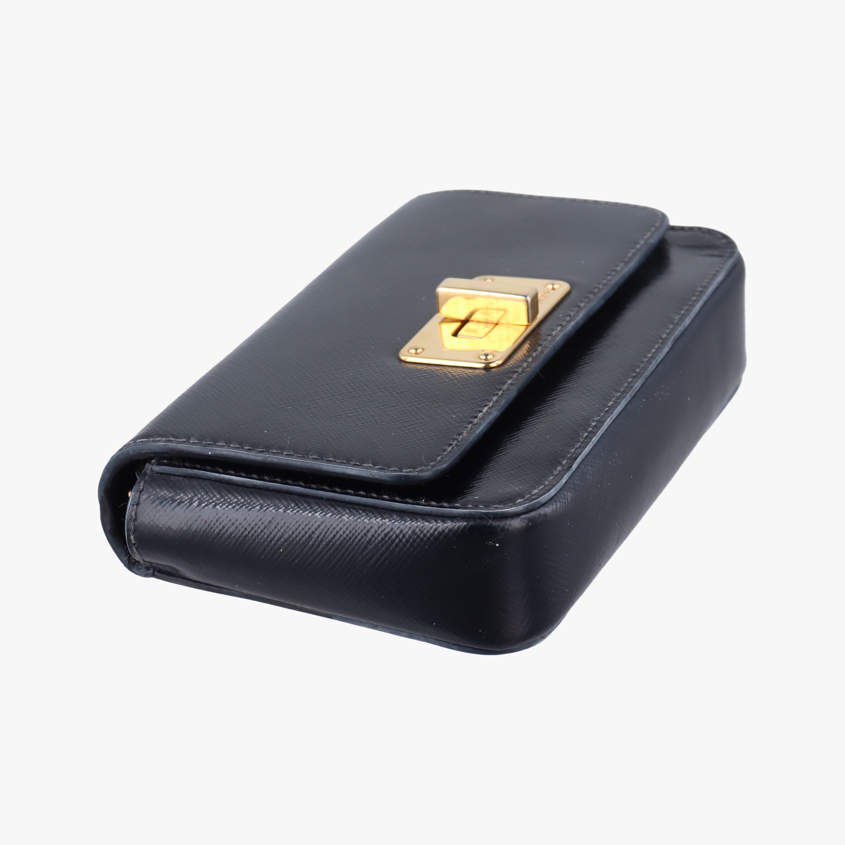 Mini Chain Black Leather 180 1ミニチェーン ブラック レザー 180 1