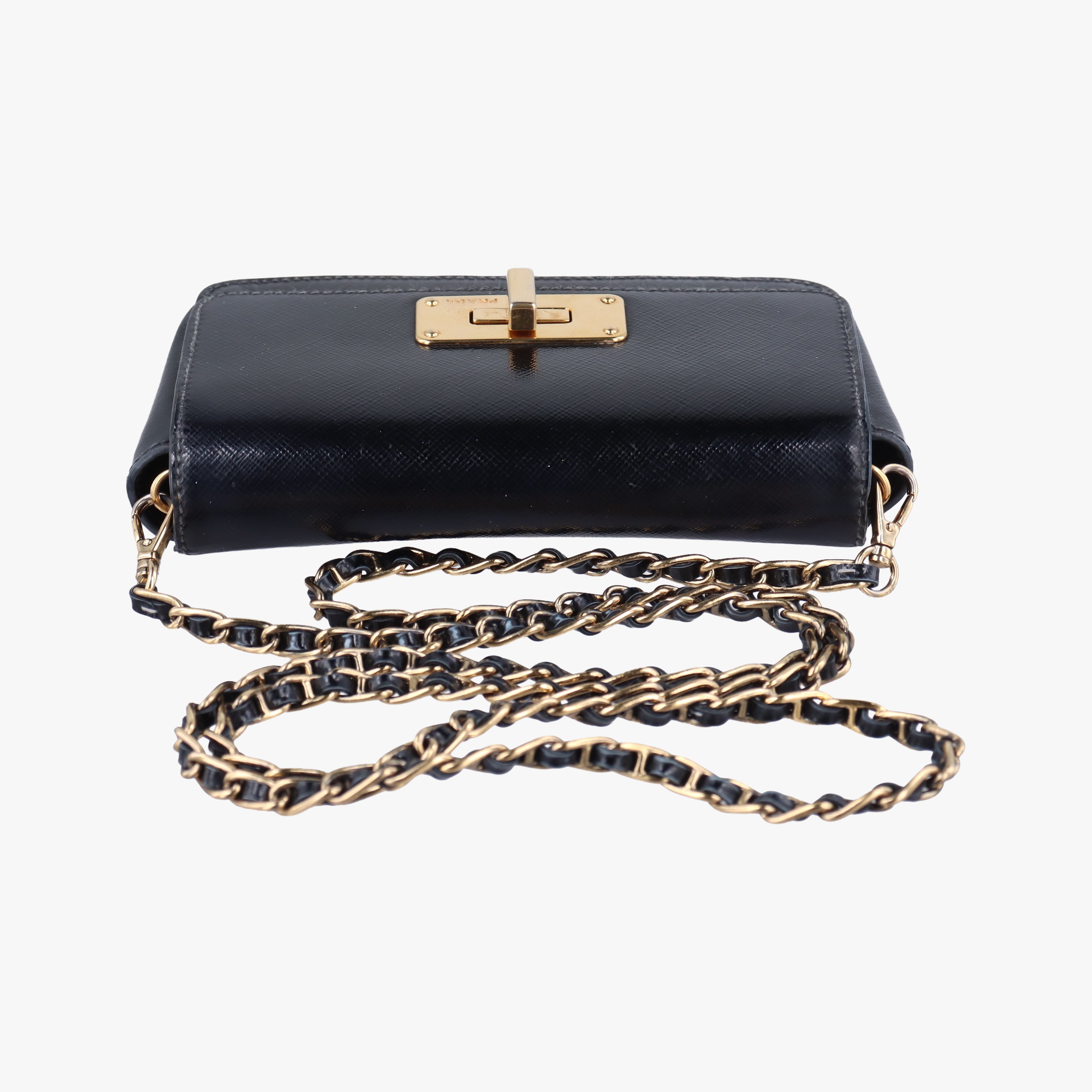 Mini Chain Black Leather 180 1ミニチェーン ブラック レザー 180 1