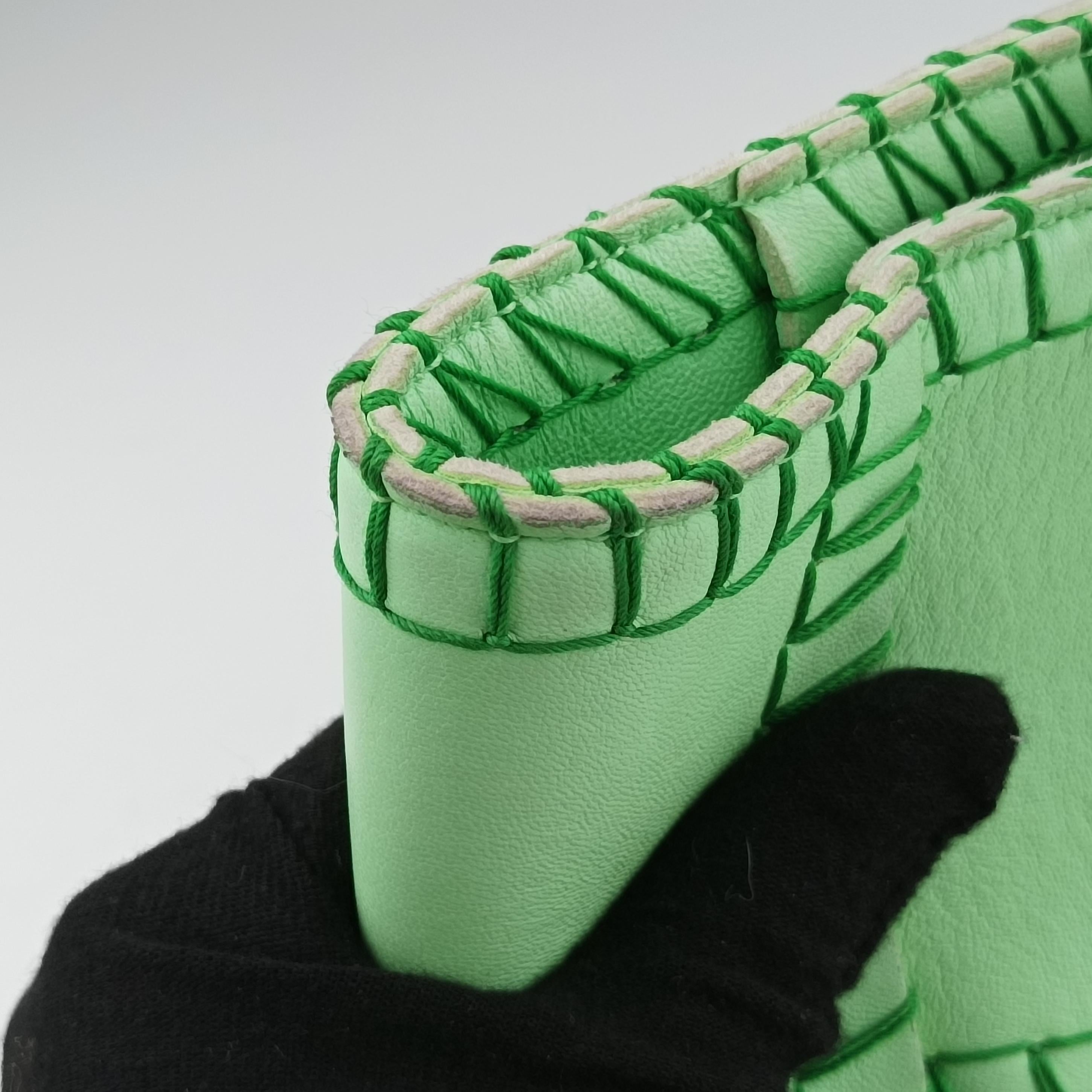 Arco Green lambskin B09701400O IC Chipアルコ グリーン ラムスキン B09701400O ICチップ