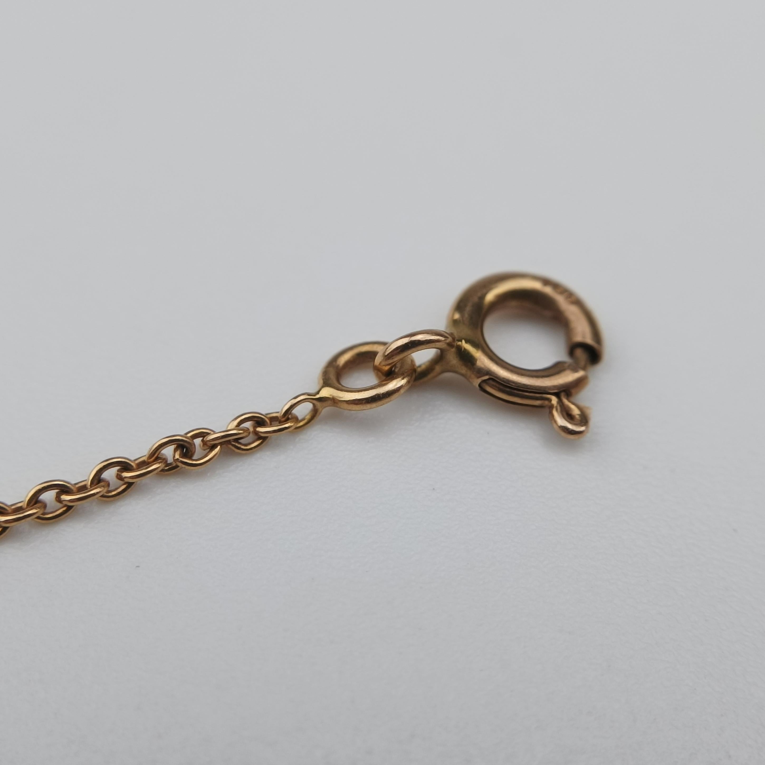 クリスチャンディオールChristian Diorローズデヴァン メダリオン レッド×ゴールド AU750 123043