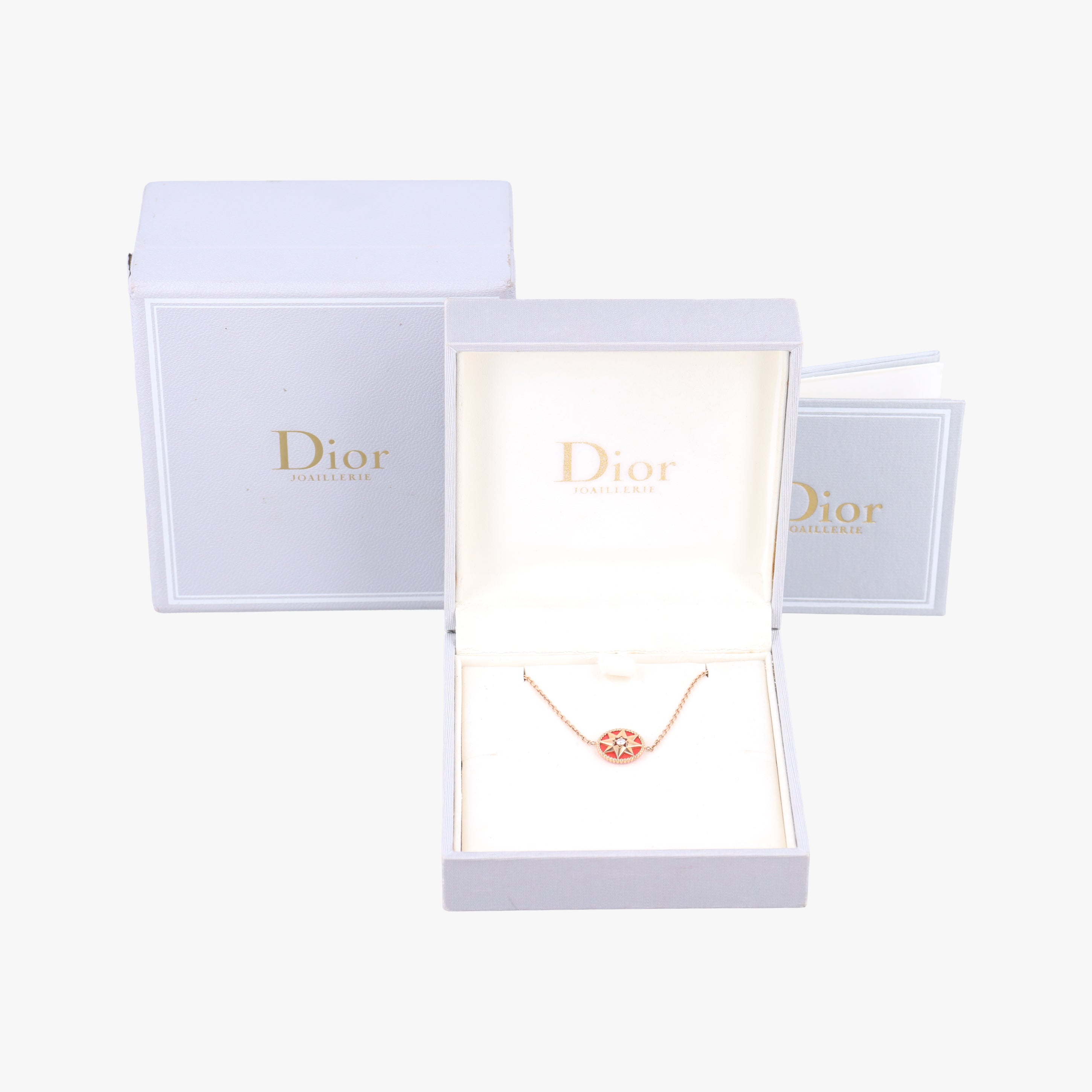 Rose des Vents medallion Red×golden AU750 123043ローズデヴァン メダリオン レッド×ゴールド AU750 123043