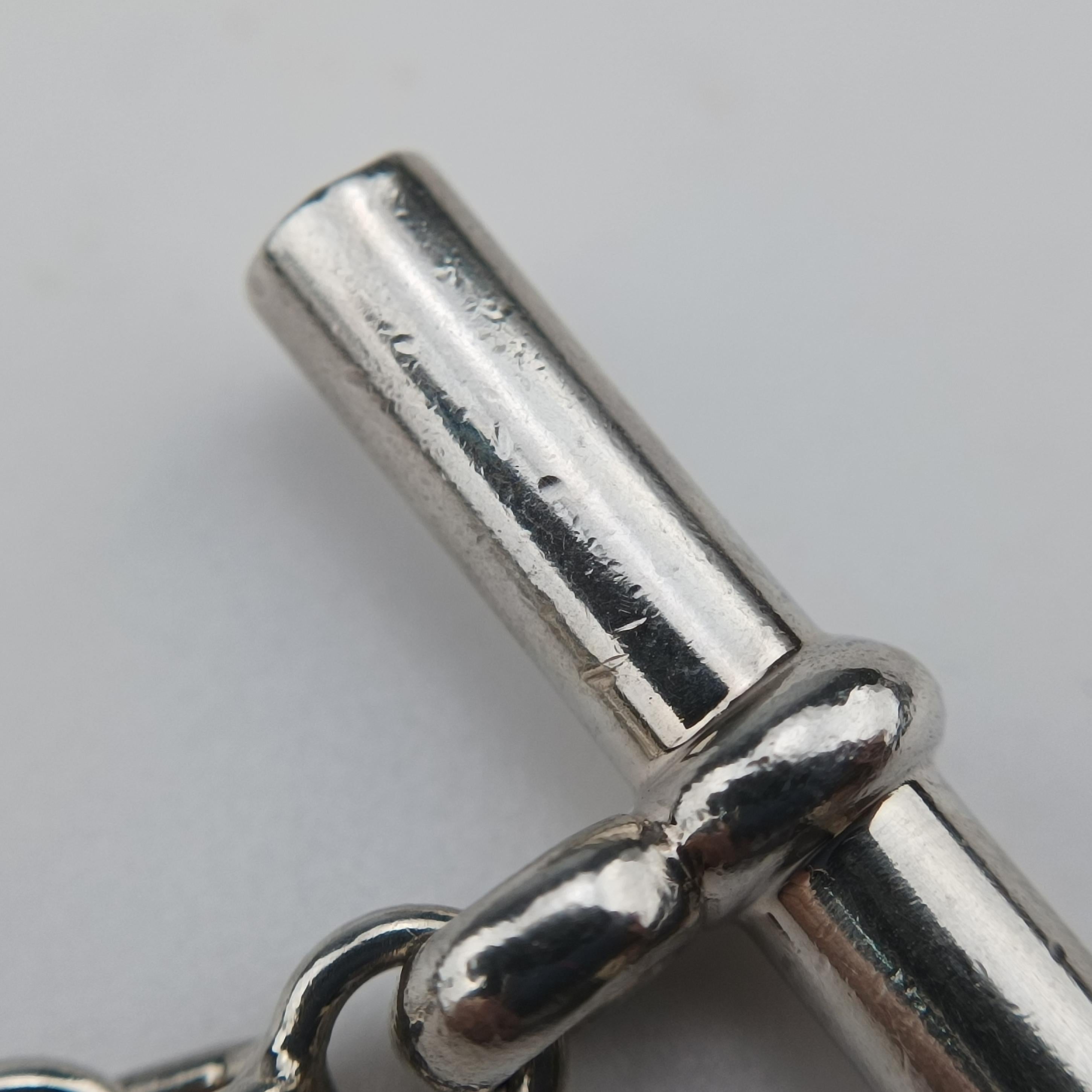 エルメスHermesファランドール シェーヌダンクル アルジャンテ シルバー Ag925 14D100450