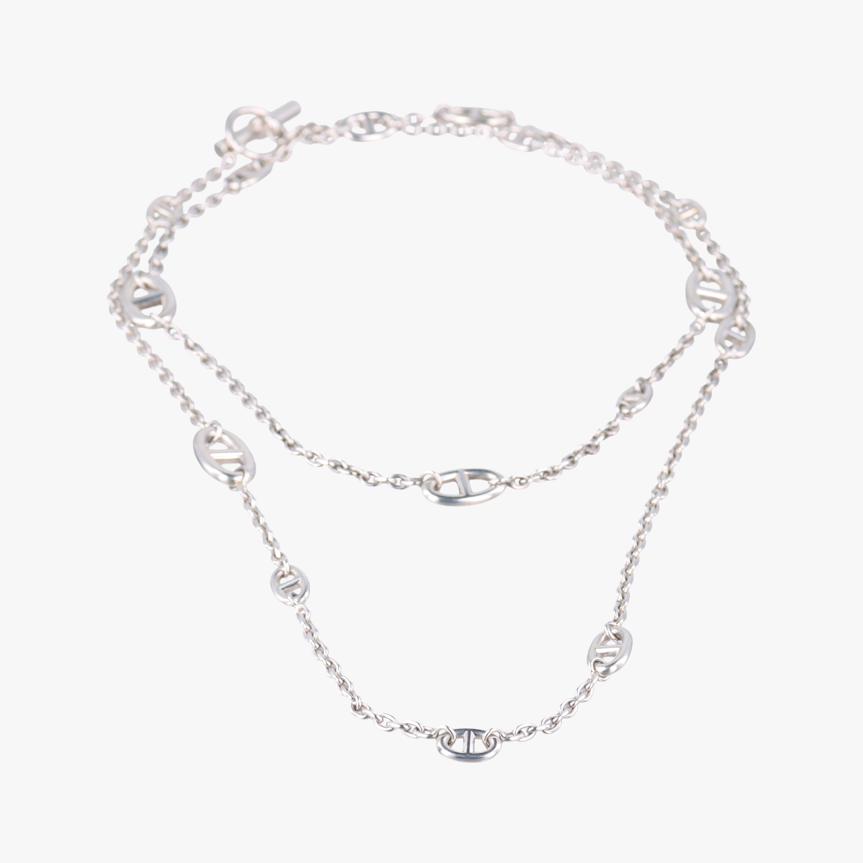 エルメスHermesファランドール シェーヌダンクル アルジャンテ シルバー Ag925 14D100450