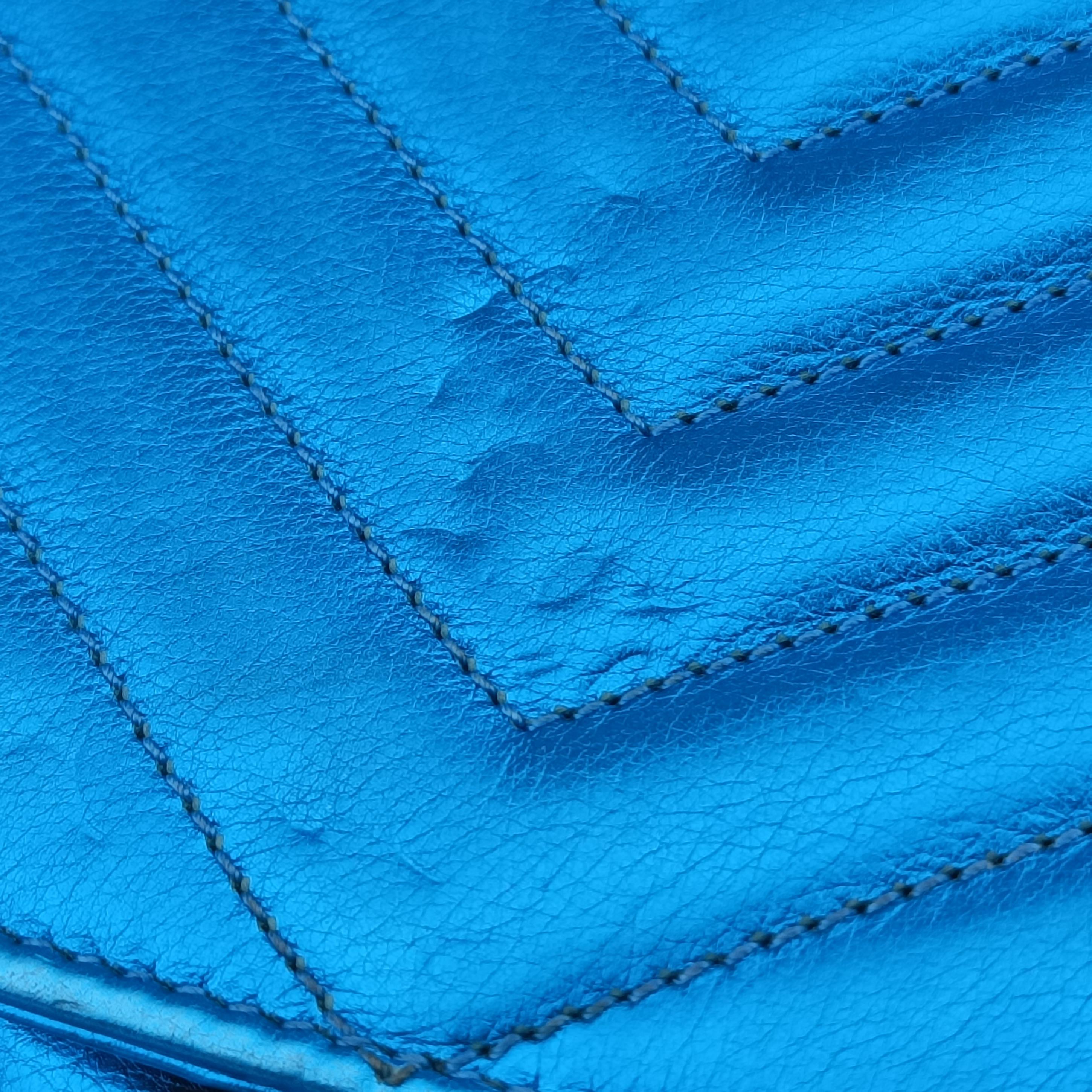 MONOGRAM Blue Leather 381668 ALR381668.0115モノグラム ブルー レザー 381668 ALR381668.0115