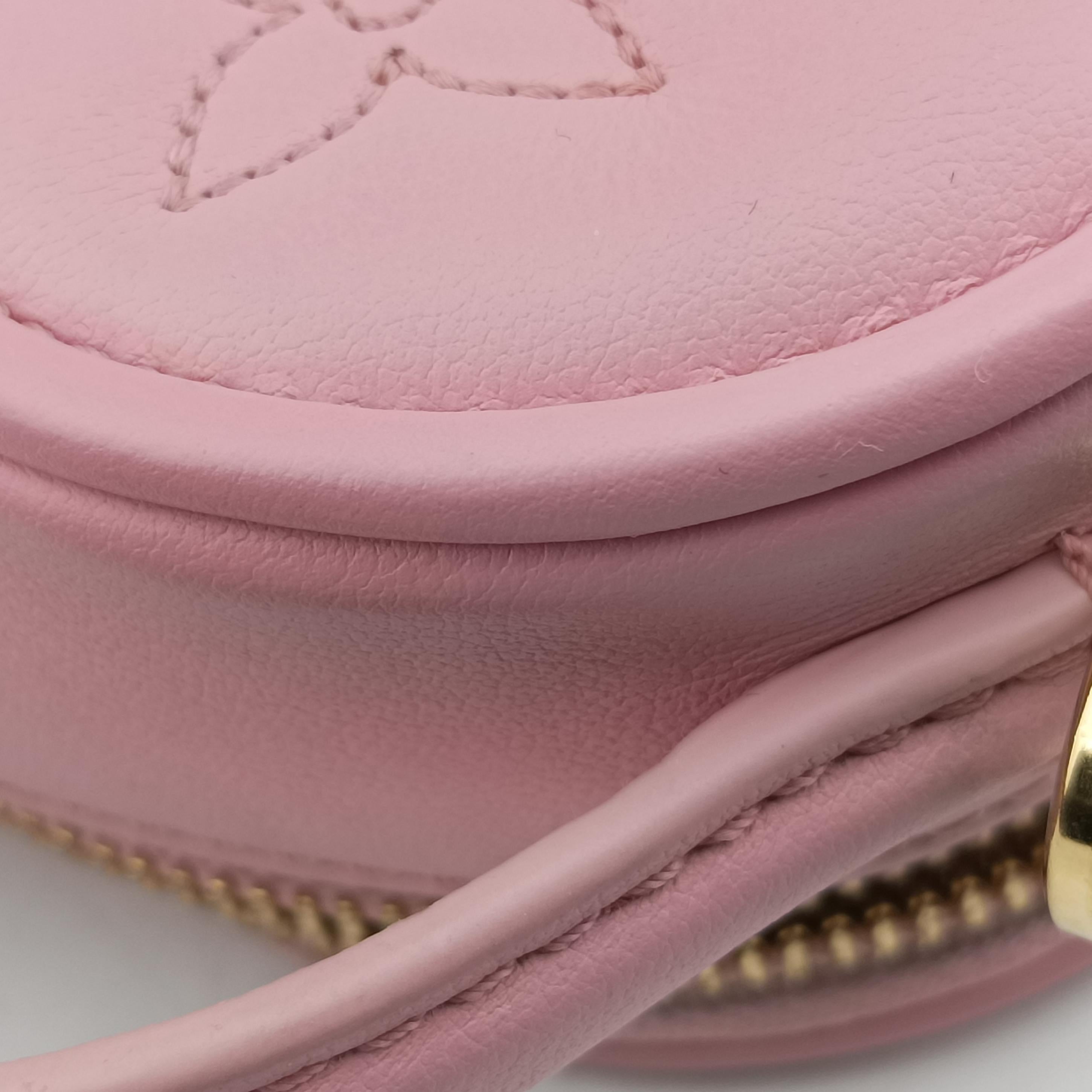 Pop My Heart Pouch pink Leather M82526 IC Chipポップマイハートポーチ ピンク レザー M82526 ICチップ