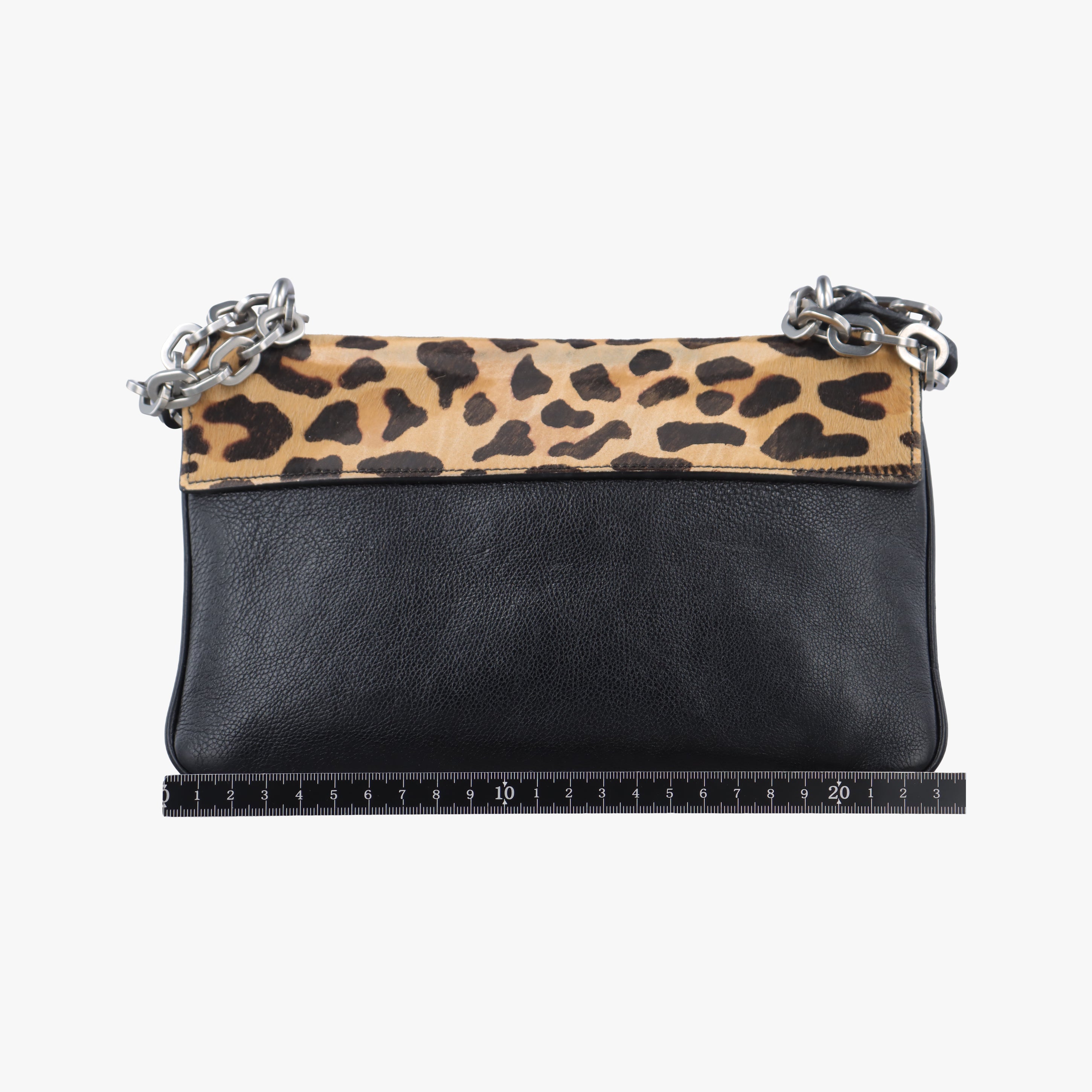 Leopard print Multicolour ponyhair×leather 1BD009 117 Vレオパード柄 マルチカラー ハラコ×レザー 1BD009 117 V