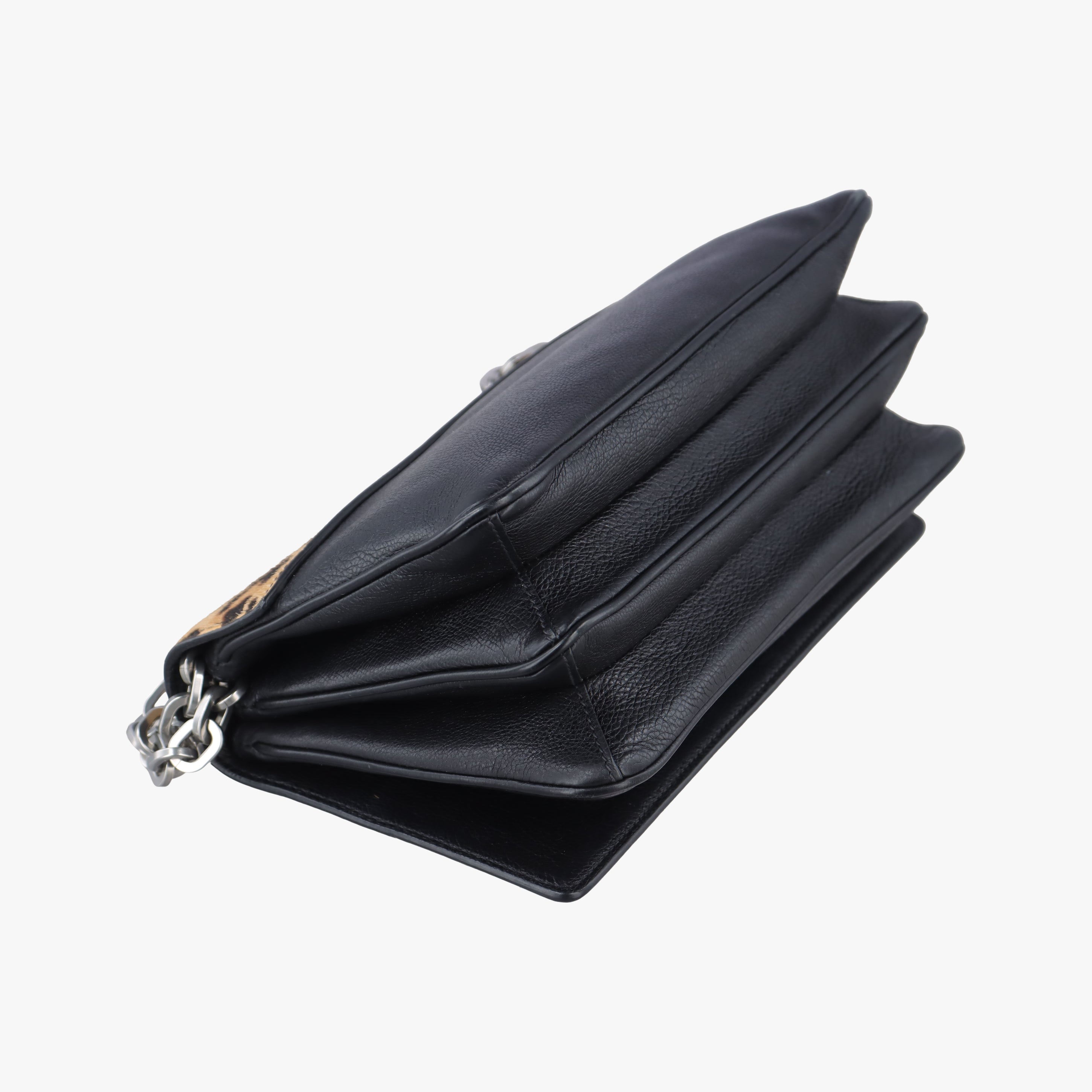 Leopard print Multicolour ponyhair×leather 1BD009 117 Vレオパード柄 マルチカラー ハラコ×レザー 1BD009 117 V