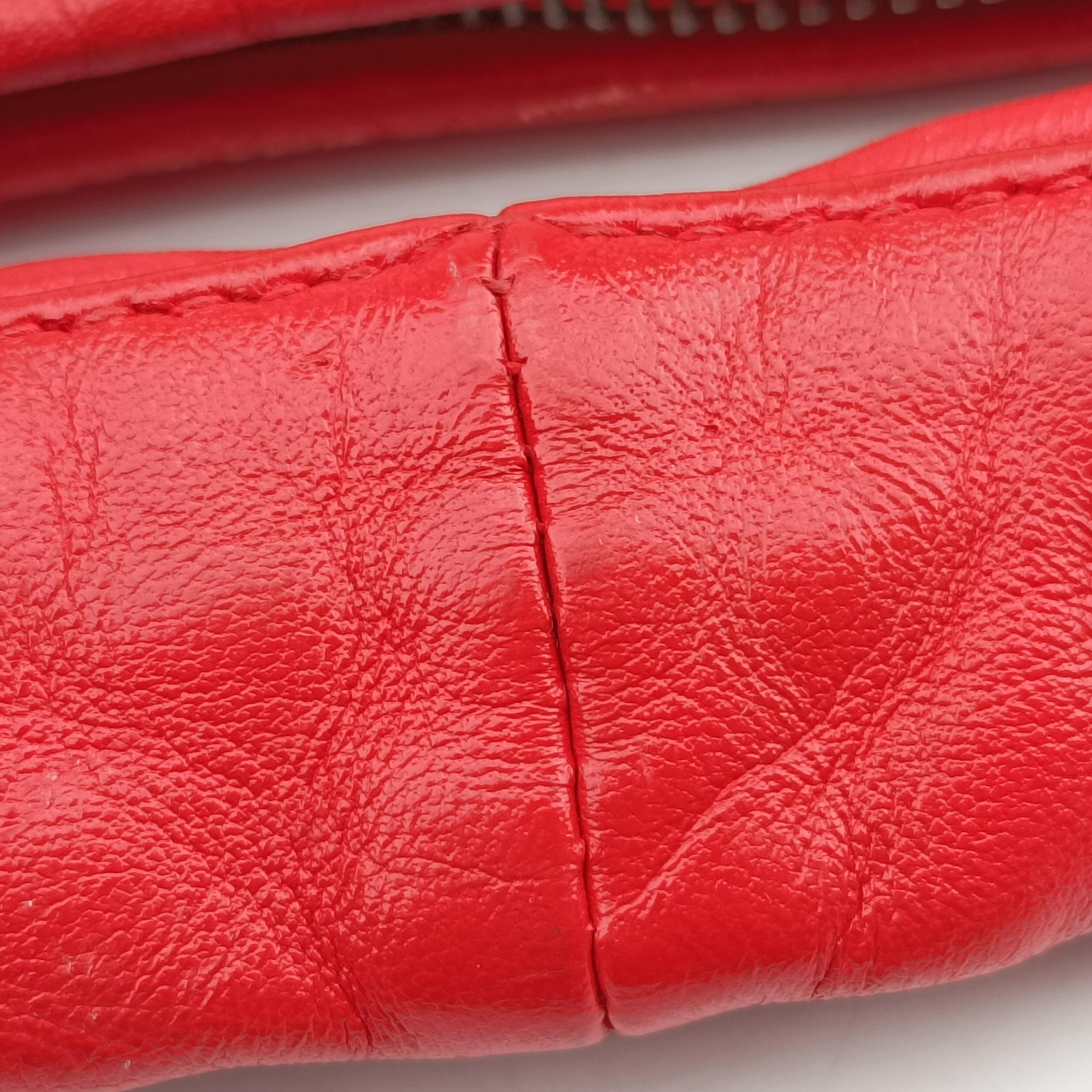 Intrecciato Red lambskin B00012586Nイントレチャート レッド ラムスキン B00012586N