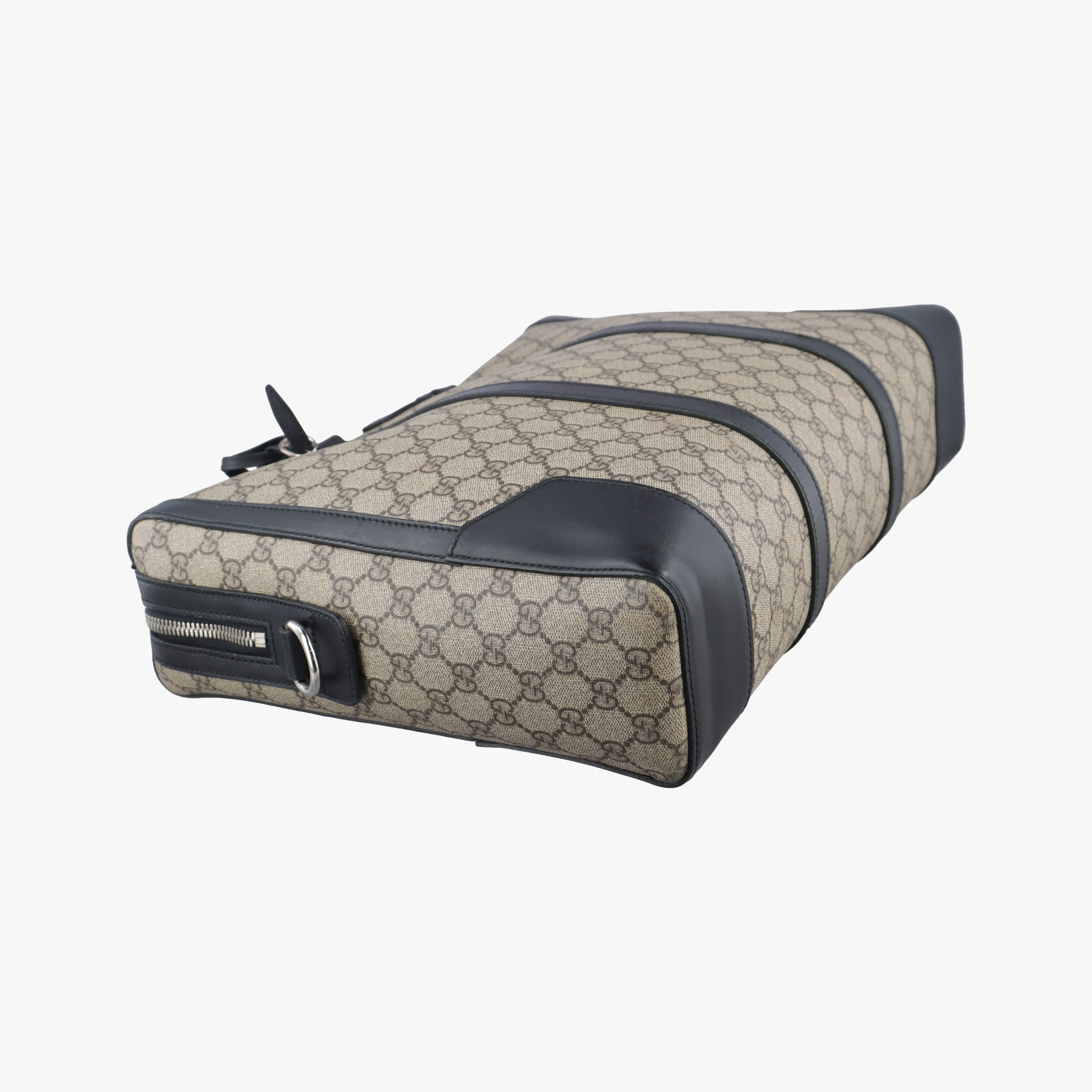 KALEIDO Beige x black PVC coated canvas 406384 A018906469カレイド ベージュ×ブラック PVCコーティングキャンバス 406384 A018906469