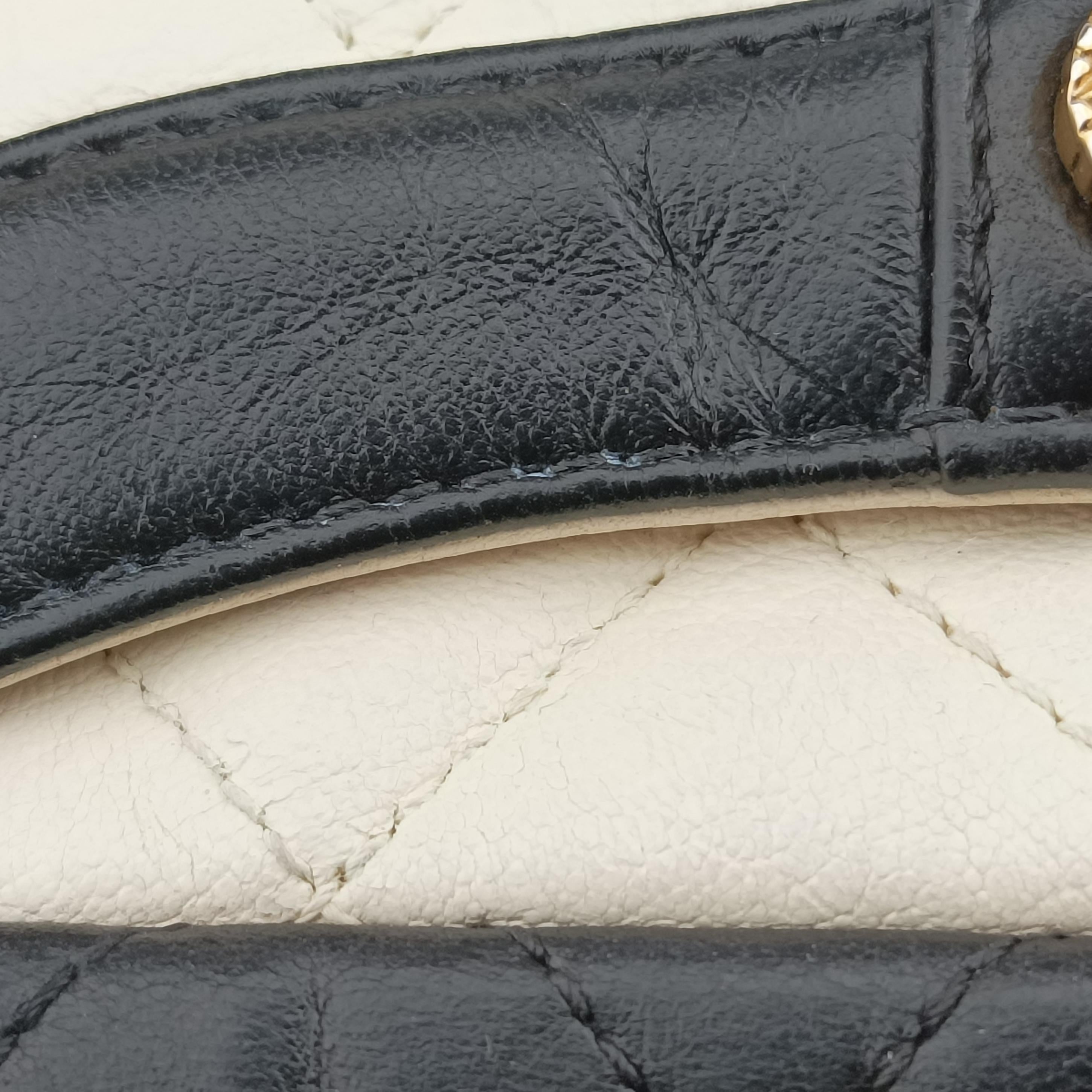 Girl White x Black Leather A91407 23392087ガール ホワイト×ブラック レザー A91407 23392087