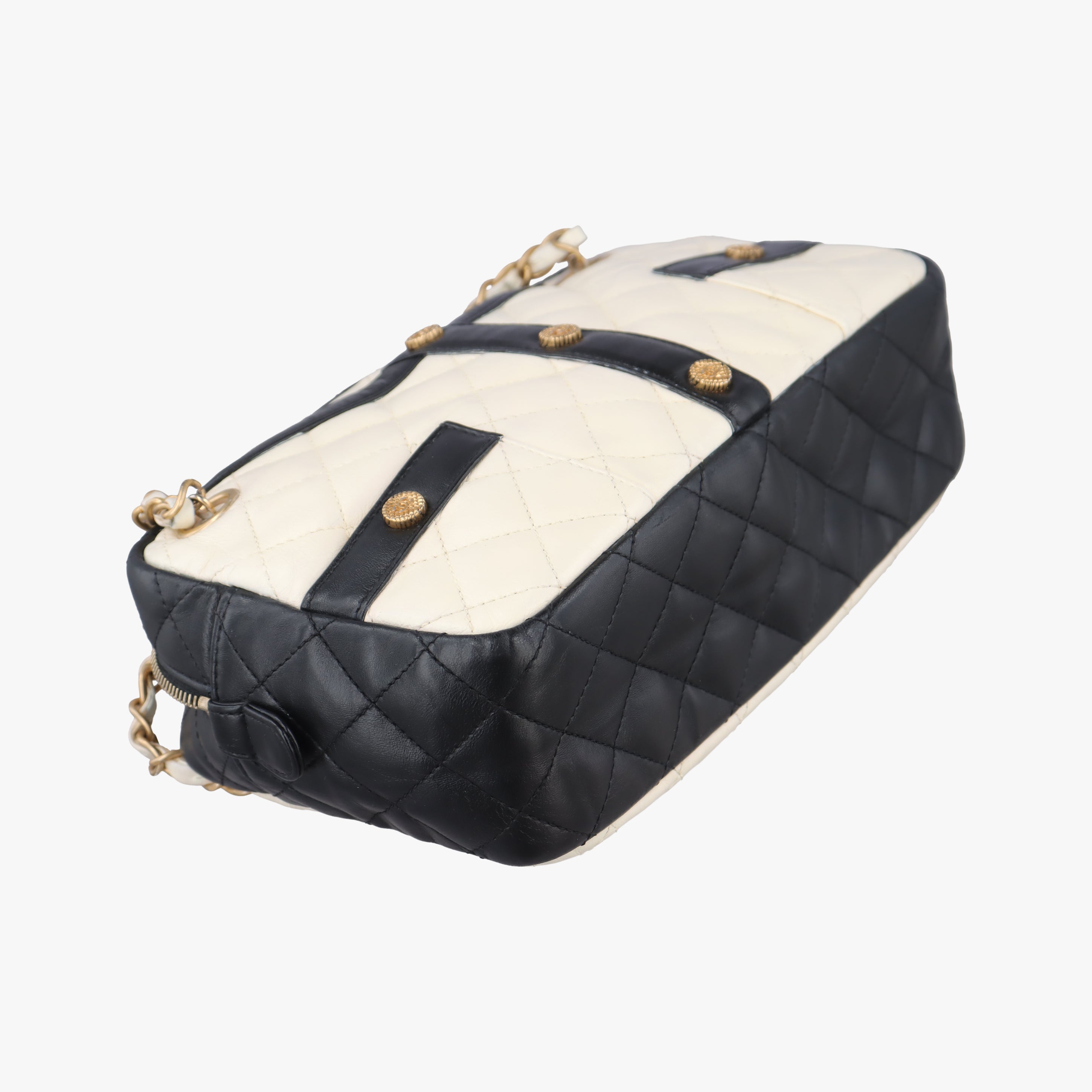 Girl White x Black Leather A91407 23392087ガール ホワイト×ブラック レザー A91407 23392087