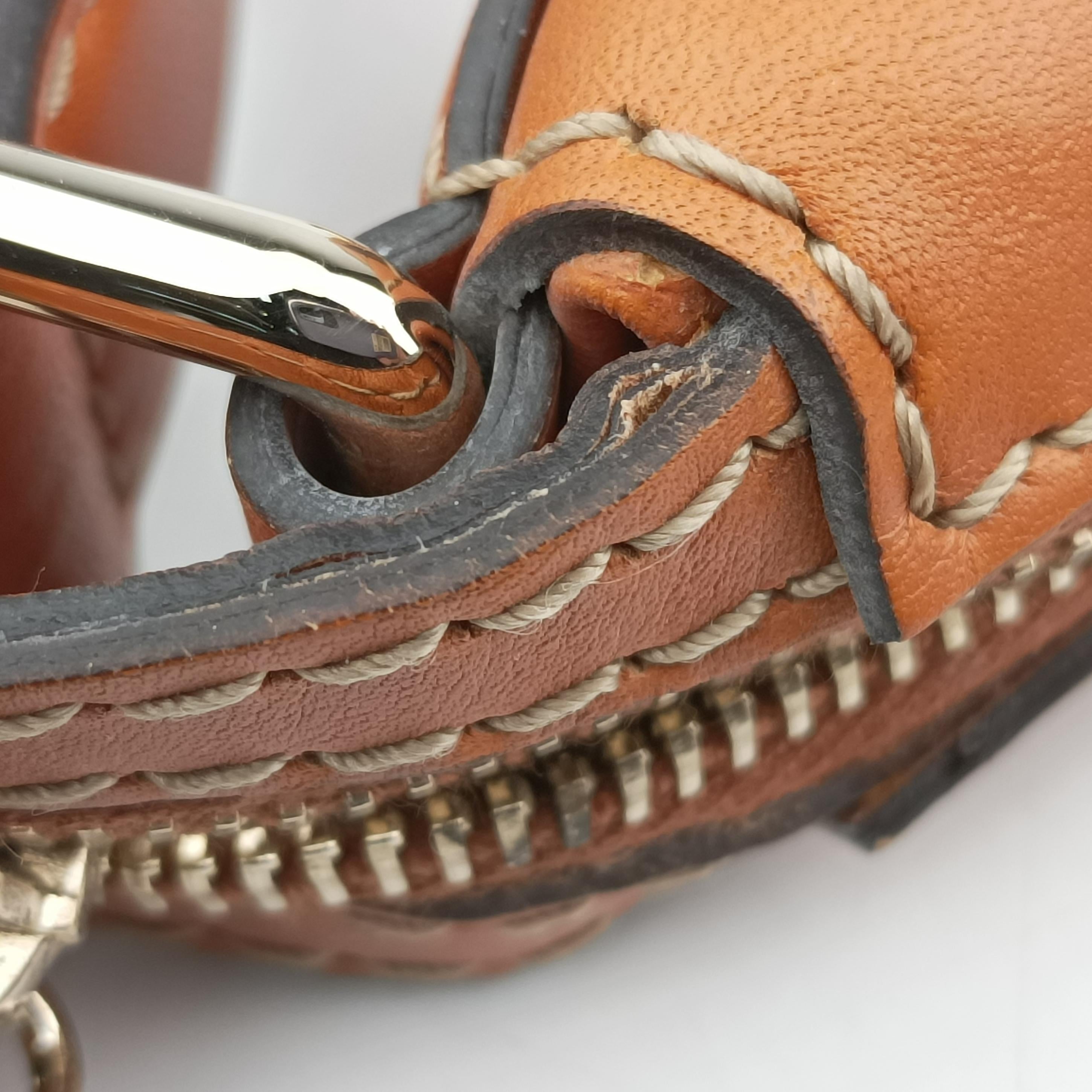 Heritage Horsebit Hobo Brown canvas x leather 247604 E8001682ヘリテージ ホースビット ホーボー ブラウン キャンバス×レザー 247604 E8001682