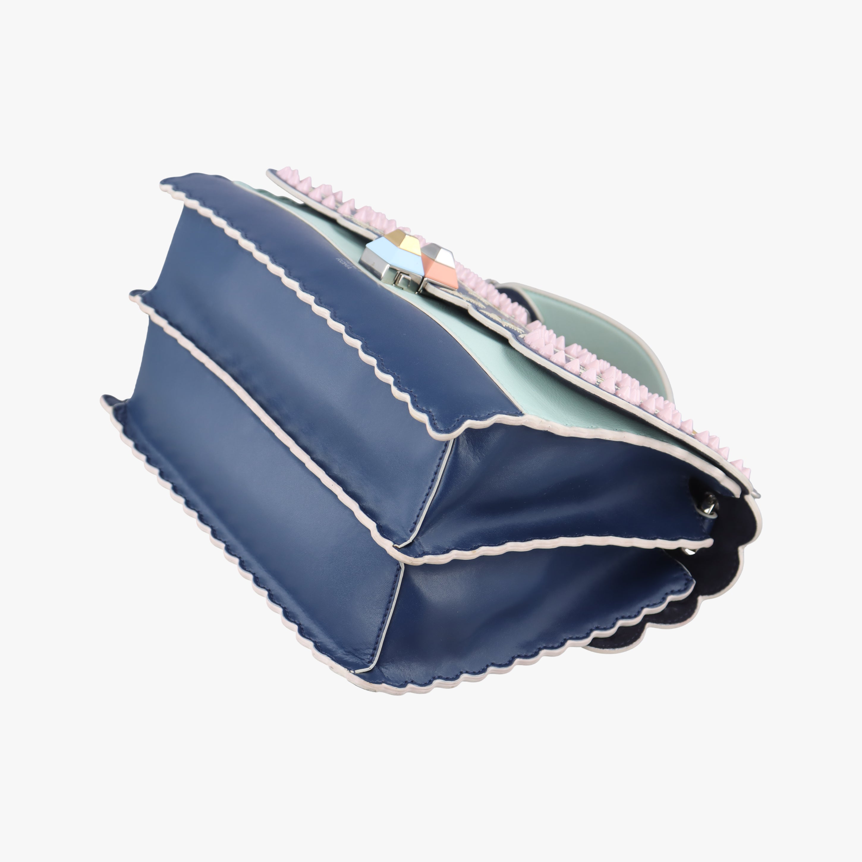 Kan I Blue×Multicolour Leather 8BT283 8BT283-OYA 178-0501キャナイ ブルー×マルチカラー レザー 8BT283 8BT283-OYA 178-0501