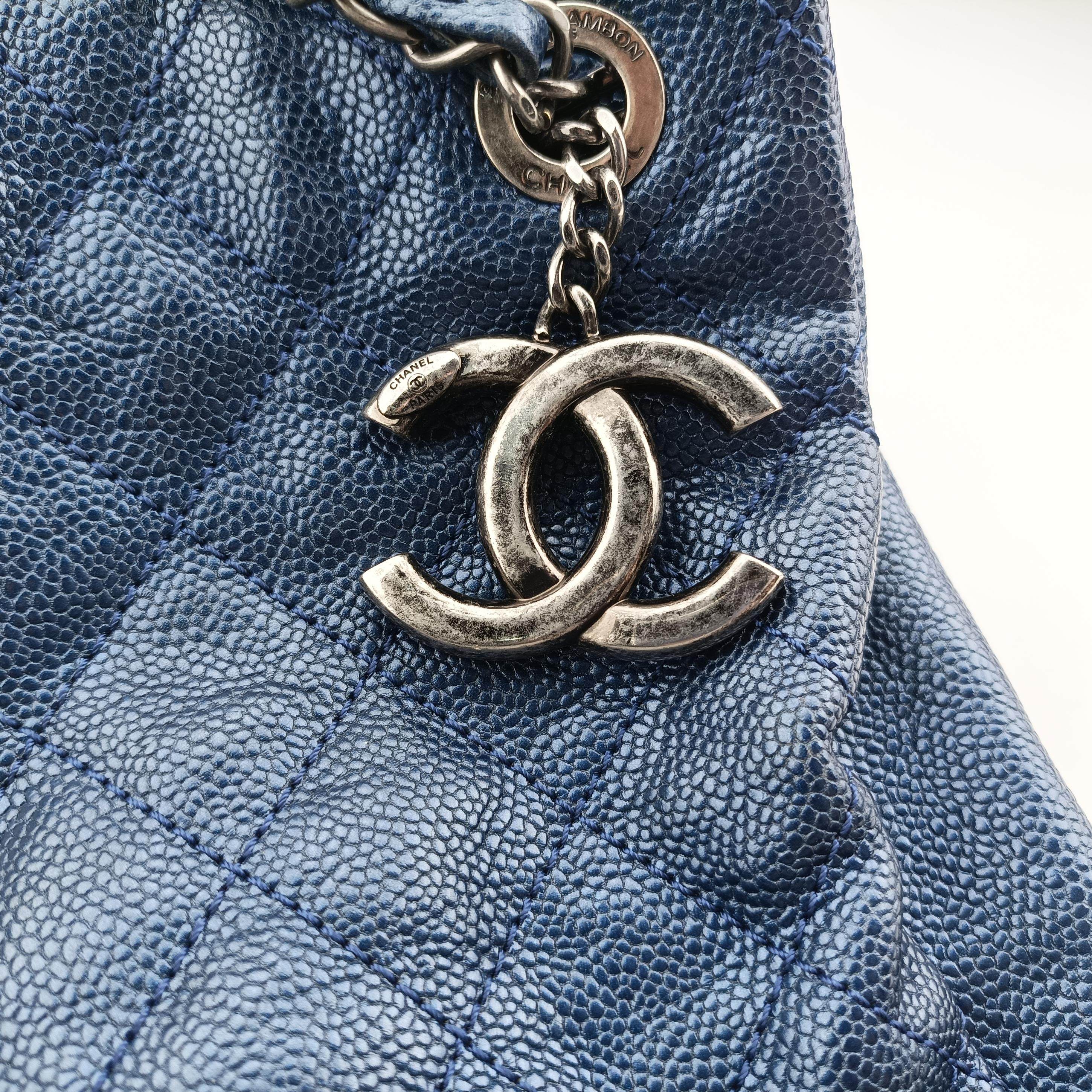 Matelasse Cocomark GST Blue Caviar Leather A67414 17109121マトラッセ ココマークGST ブルー キャビアレザー A67414 17109121