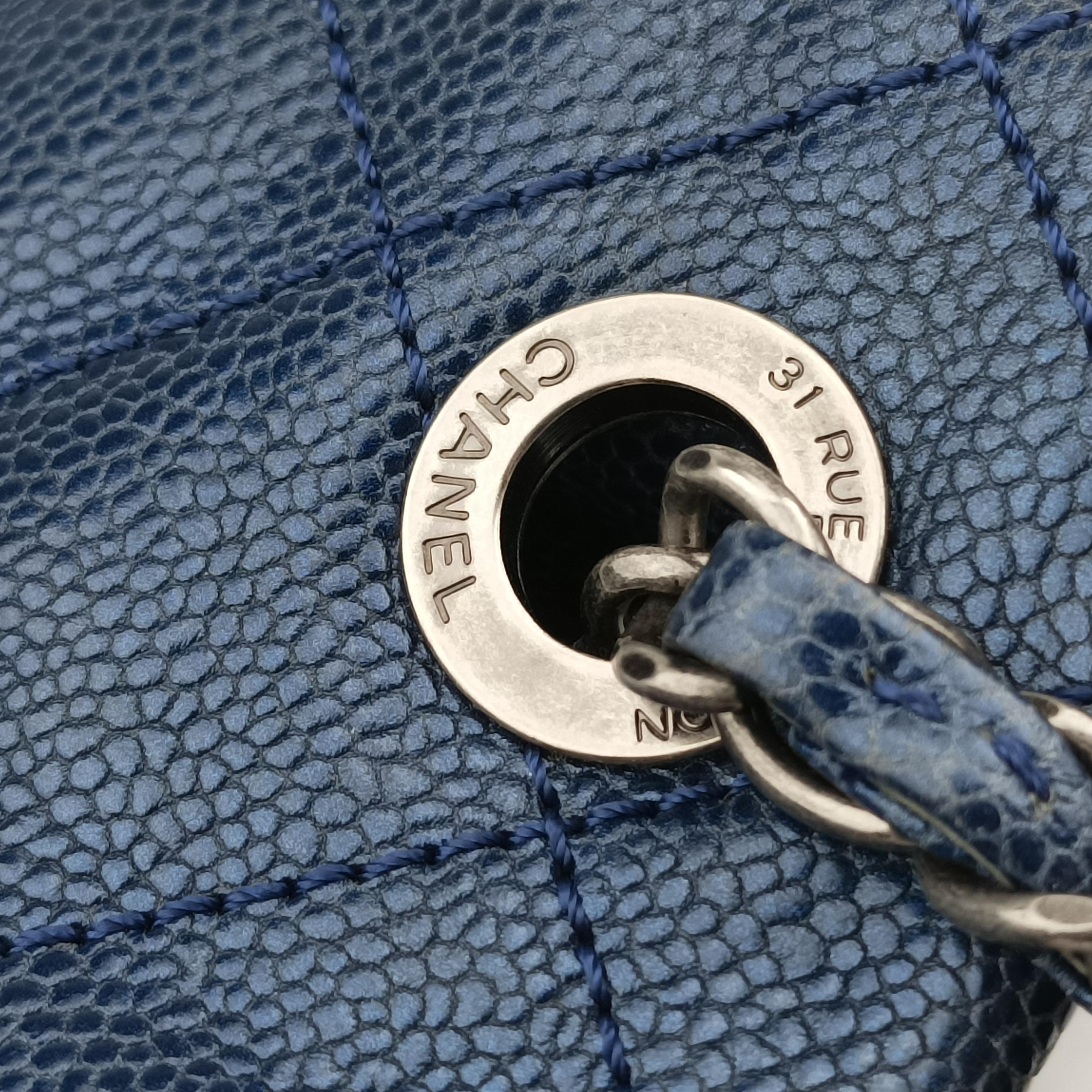 Matelasse Cocomark GST Blue Caviar Leather A67414 17109121マトラッセ ココマークGST ブルー キャビアレザー A67414 17109121