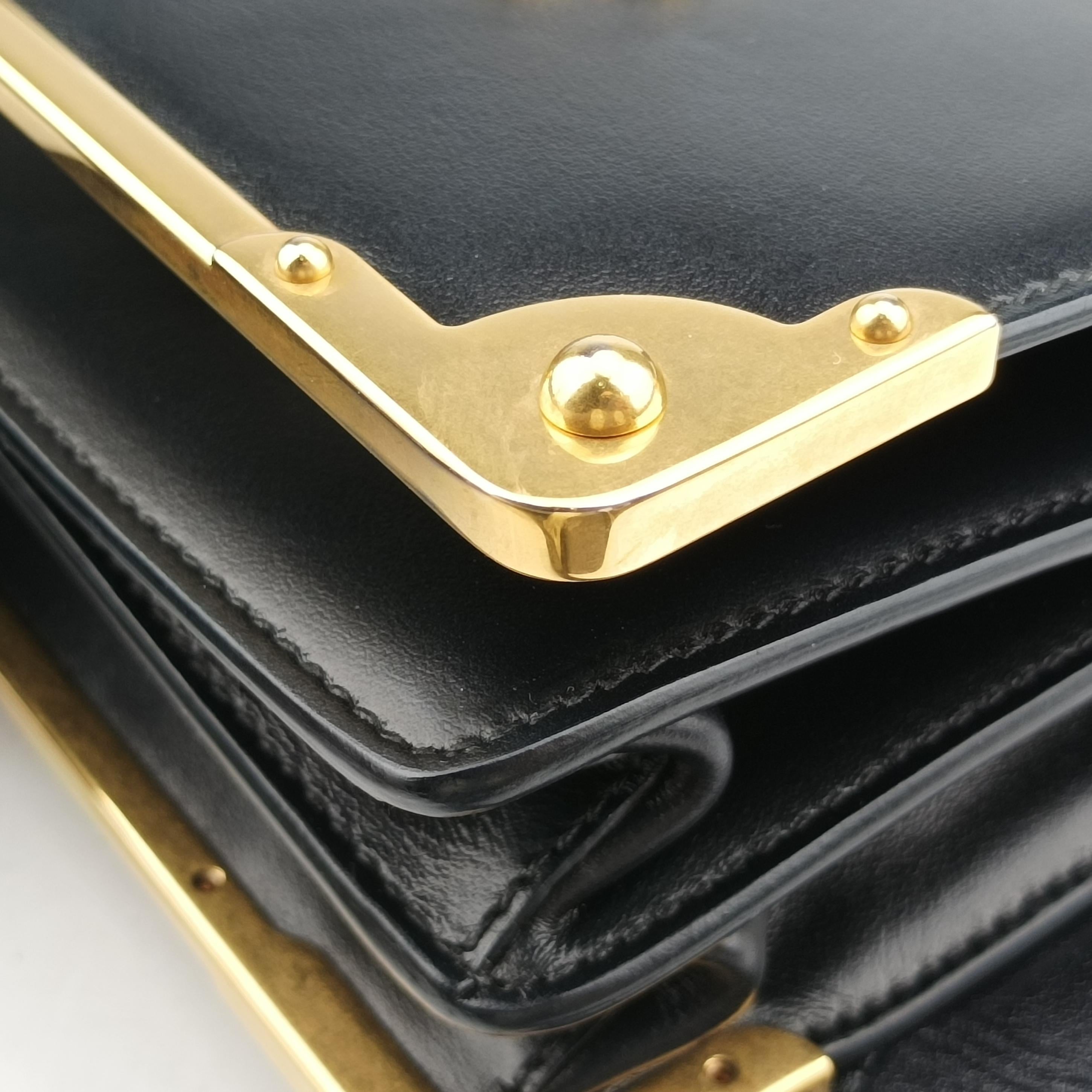 Cahier Black Leather 1BD045 25カイエ ブラック レザー 1BD045 25