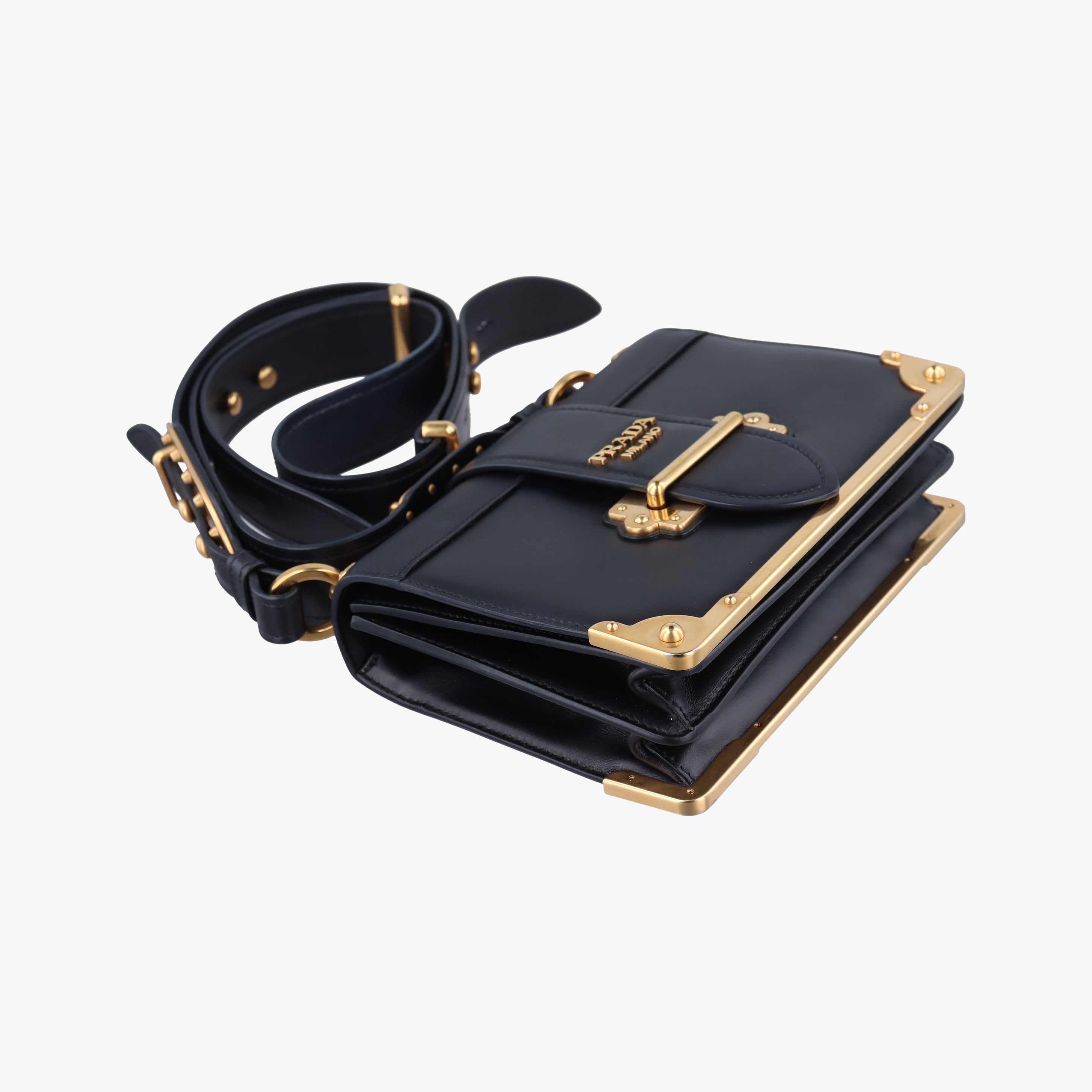 Cahier Black Leather 1BD045 25カイエ ブラック レザー 1BD045 25