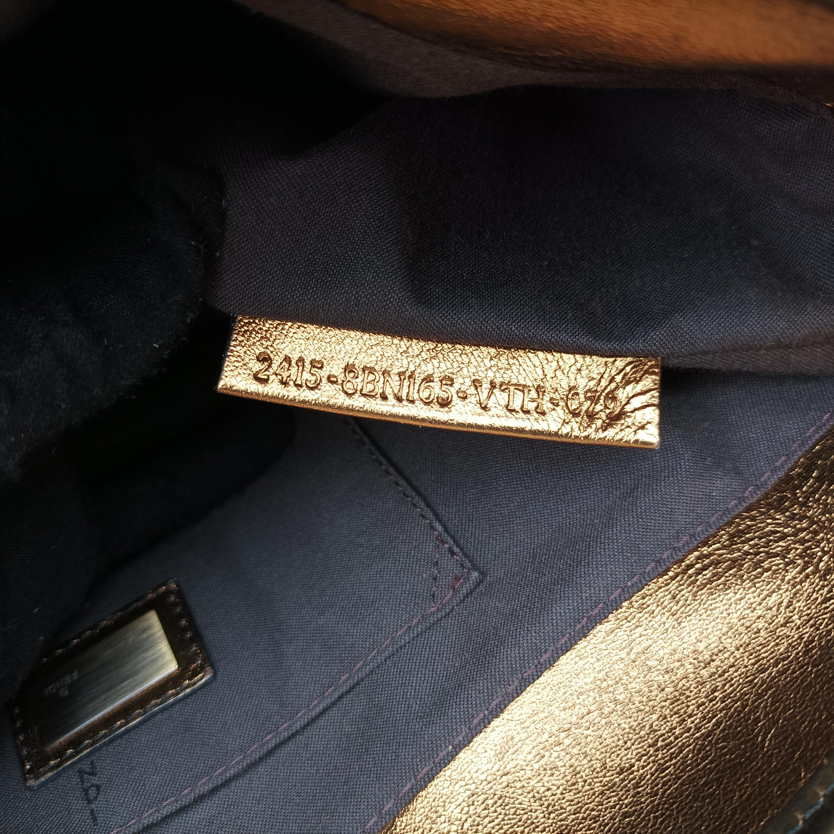 Stripe Calfhair and Velvet Golden Leather 8BN165 2415-8BN165-VTH-079ストライプカーフヘアとベルベット ゴールド レザー 8BN165 2415-8BN165-VTH-079