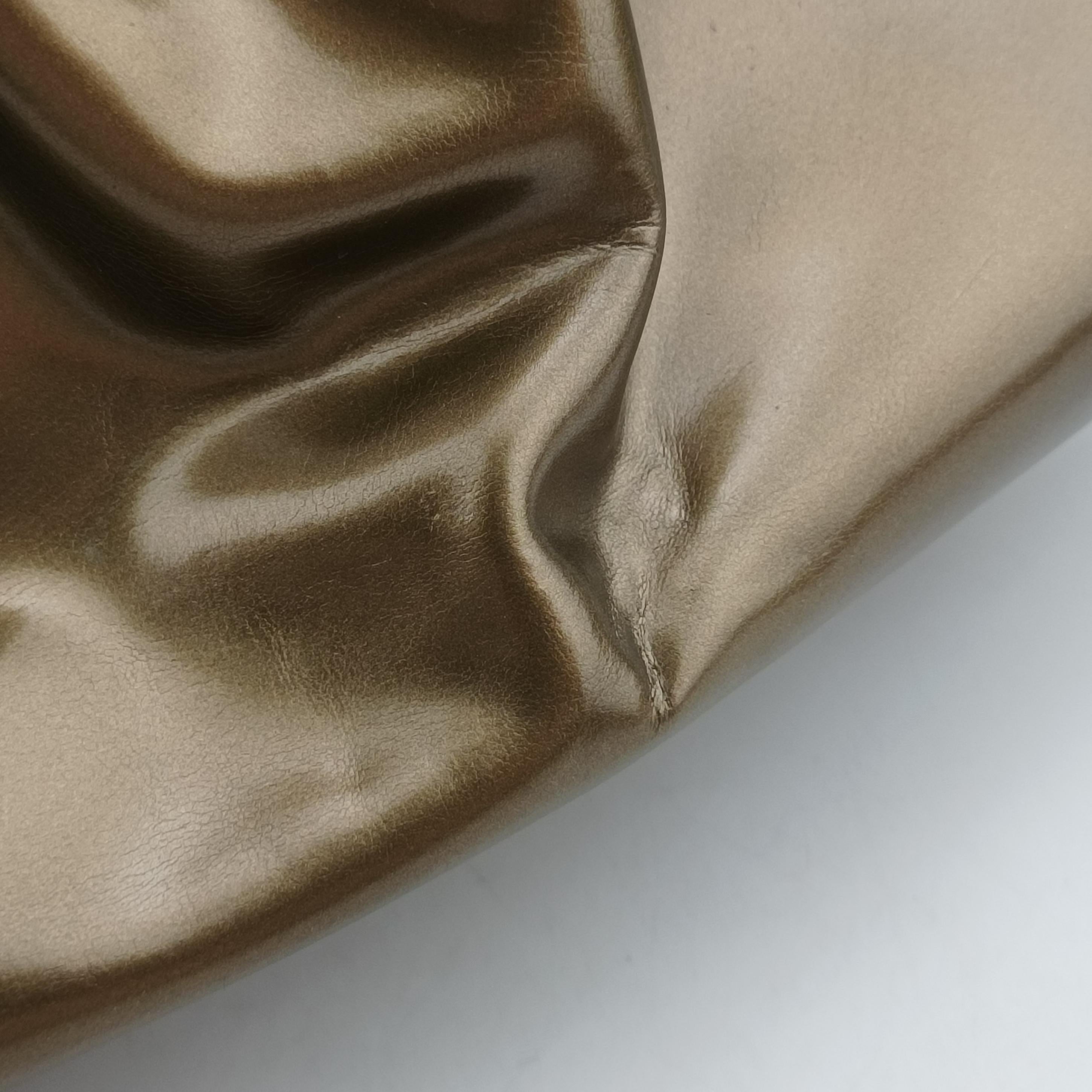 Stripe Calfhair and Velvet Golden Leather 8BN165 2415-8BN165-VTH-079ストライプカーフヘアとベルベット ゴールド レザー 8BN165 2415-8BN165-VTH-079