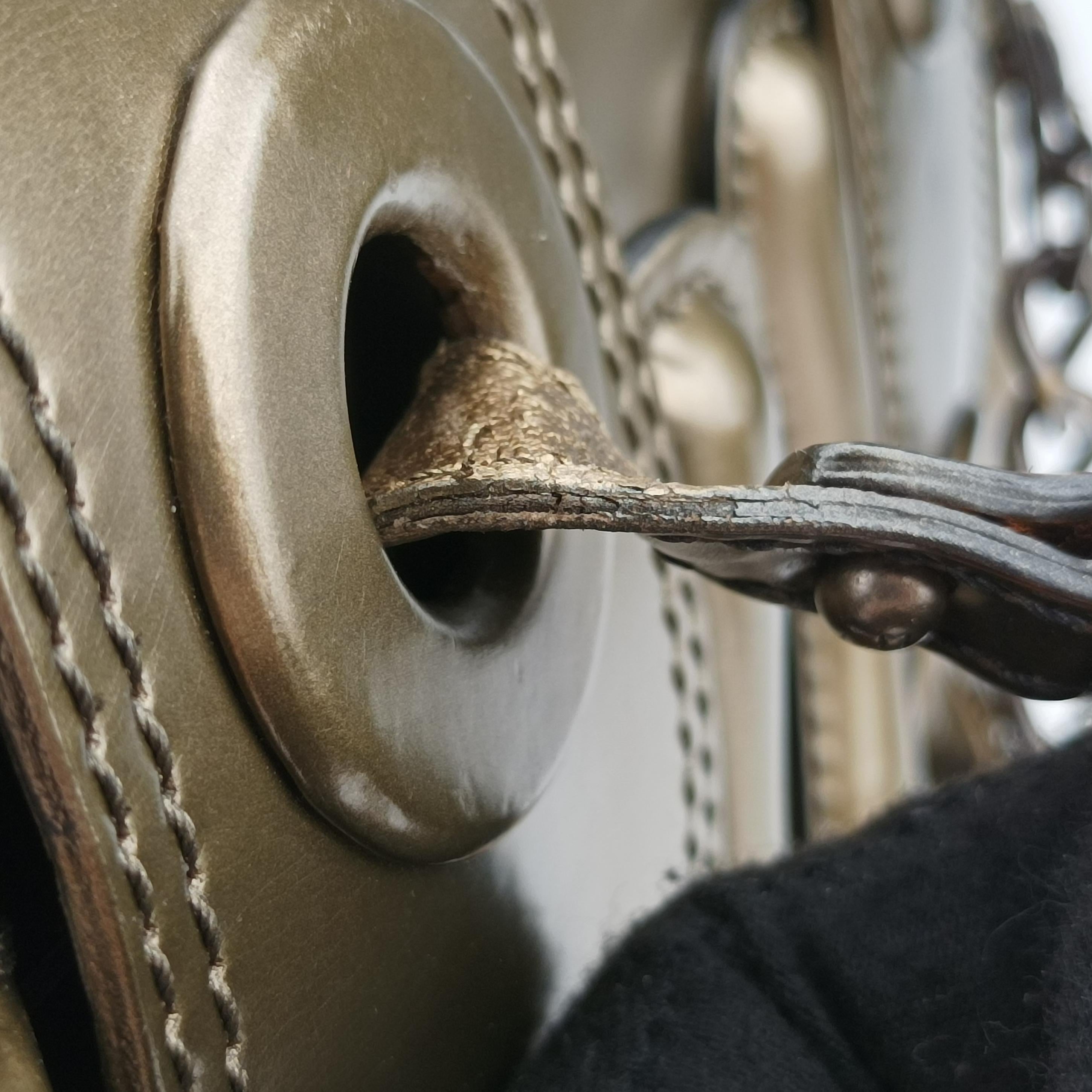 Stripe Calfhair and Velvet Golden Leather 8BN165 2415-8BN165-VTH-079ストライプカーフヘアとベルベット ゴールド レザー 8BN165 2415-8BN165-VTH-079